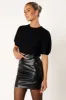 Serena Mini Skirt - Black sold by Petal & Pup