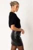Serena Mini Skirt - Black sold by Petal & Pup