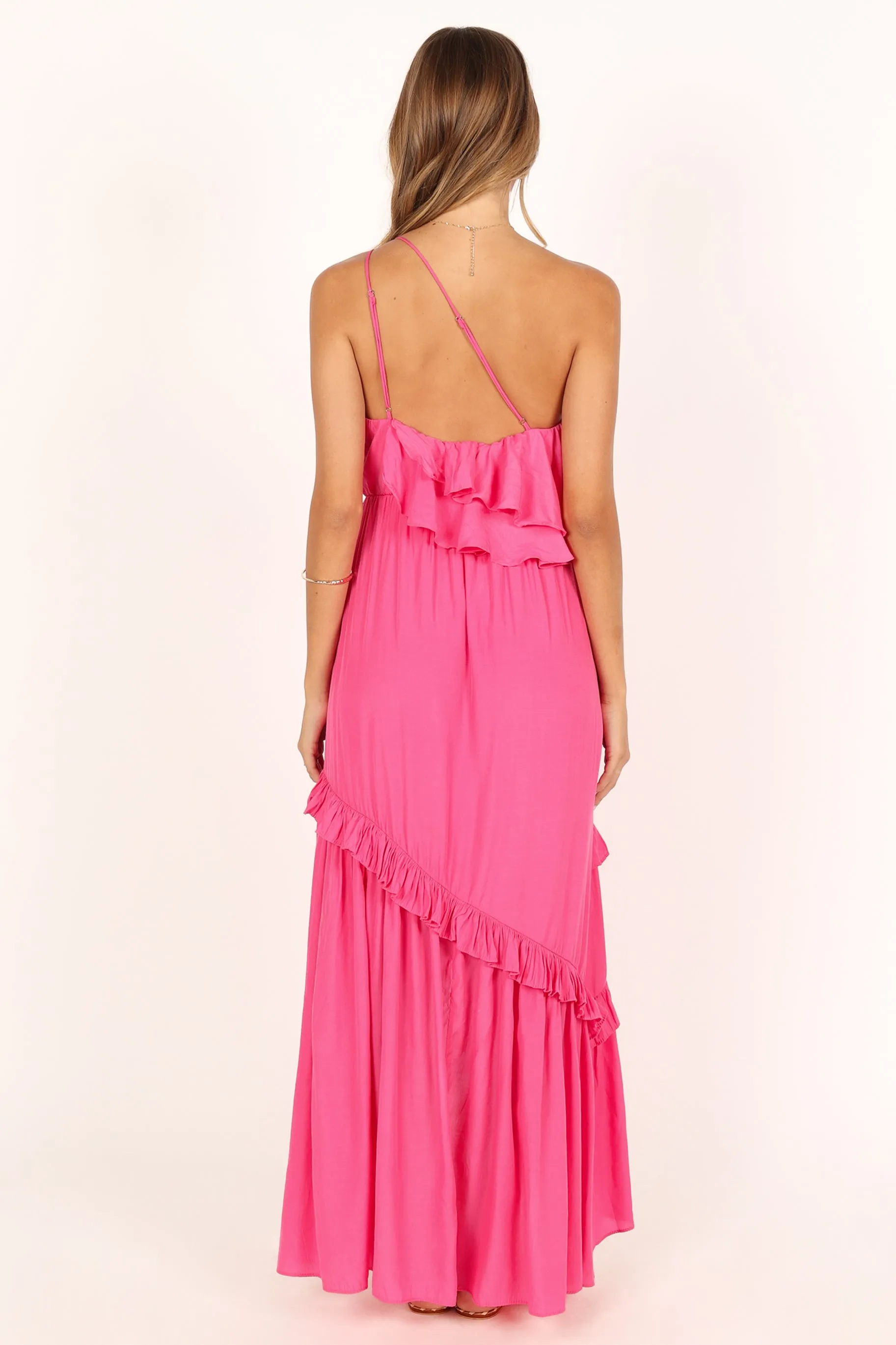 Fiorda One Shoulder Midi Dress - Pink sold by Petal & Pup product image thumbnail 5