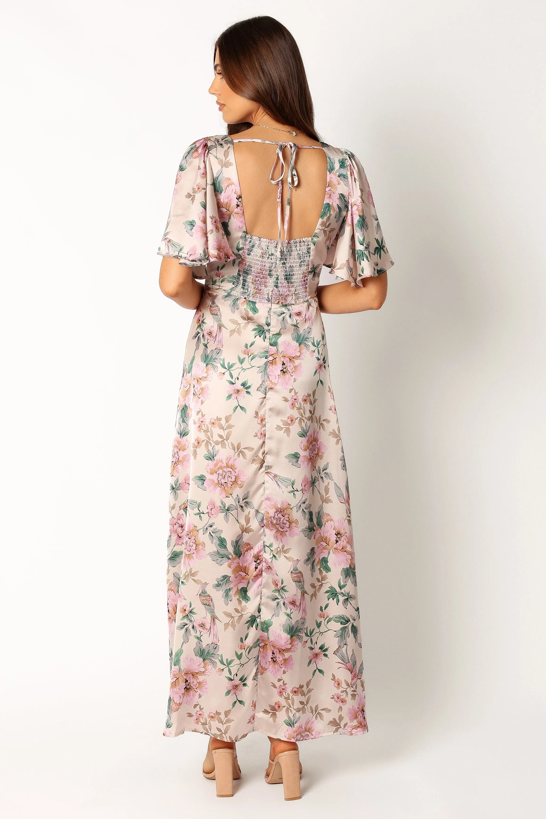 Casper Maxi Dress - Ecru Pink sold by Petal & Pup product image thumbnail 2