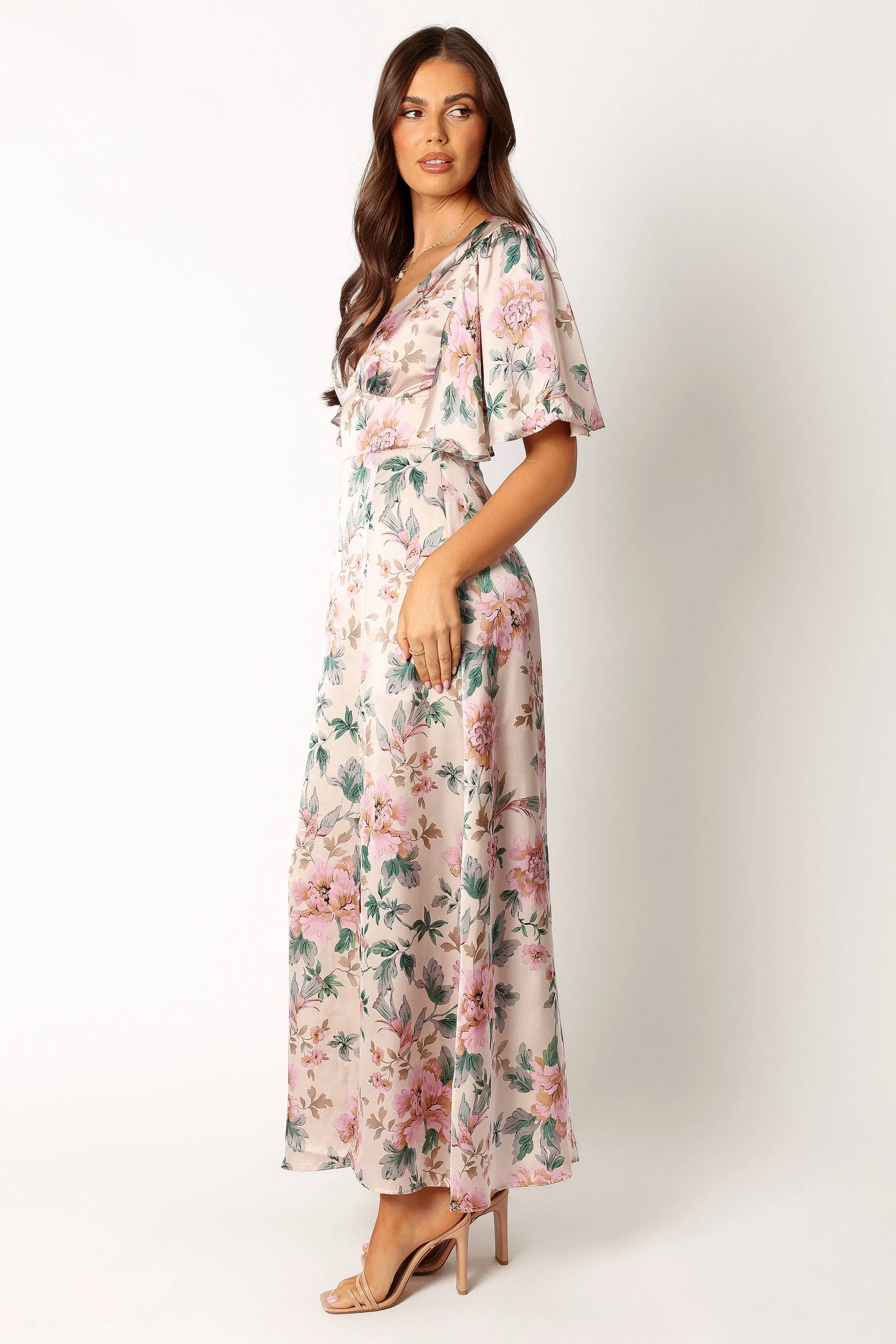 Casper Maxi Dress - Ecru Pink sold by Petal & Pup product image thumbnail 4