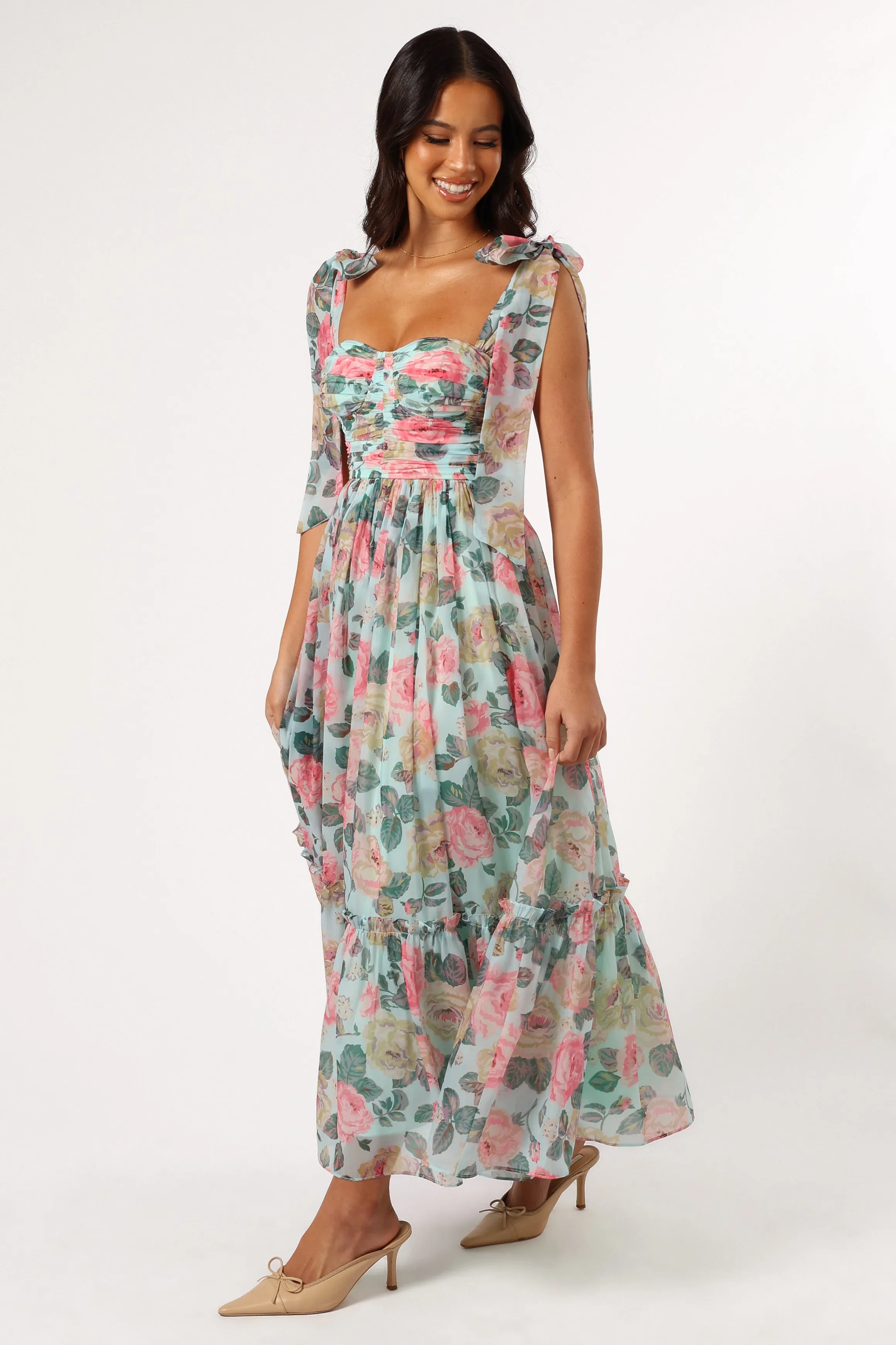 Floret Midi Dress - Blue Multi sold by Petal & Pup product image thumbnail 2