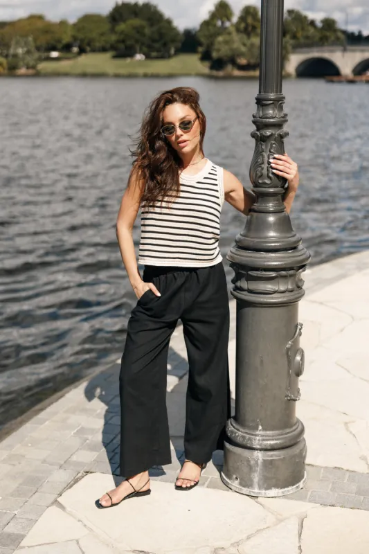 Soraya Pant - Black sold by Petal & Pup
