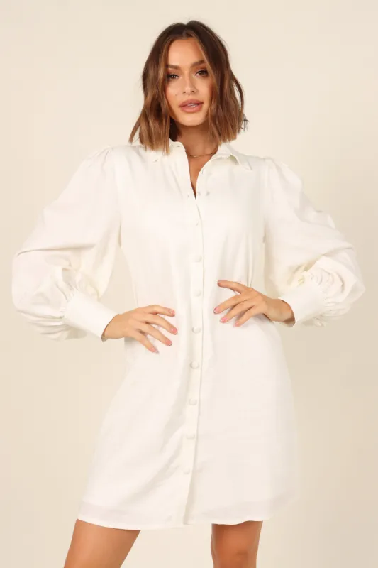 Leilani Dress - White made by Petal & Pup
