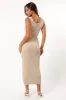 Reign Maxi Knit Dress - Beige sold by Petal & Pup