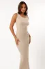 Reign Maxi Knit Dress - Beige sold by Petal & Pup