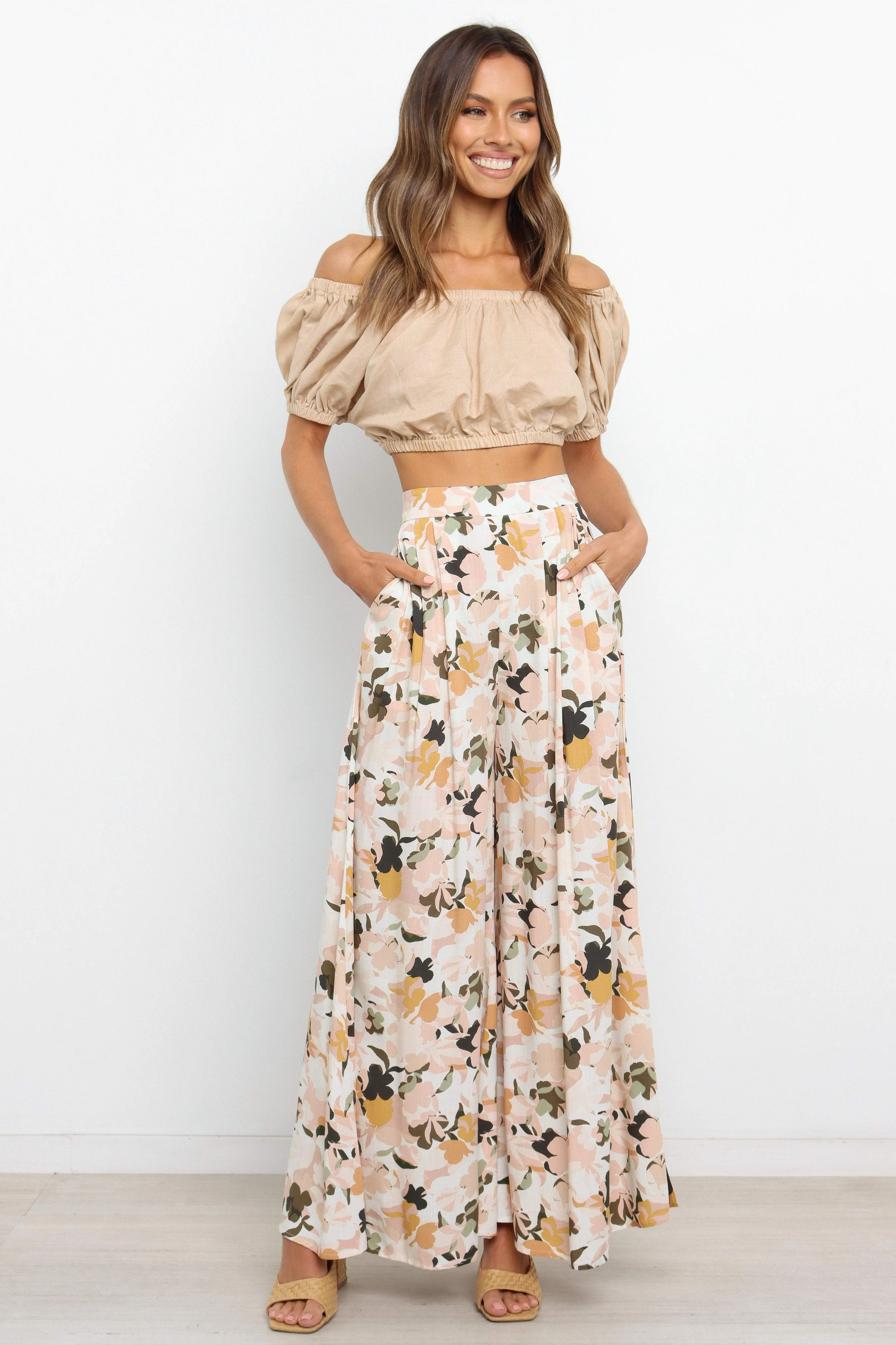 Lessie Pants - Blush sold by Petal & Pup