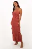 Ciao Ruffles Maxi Dress - Rosewood sold by Petal & Pup