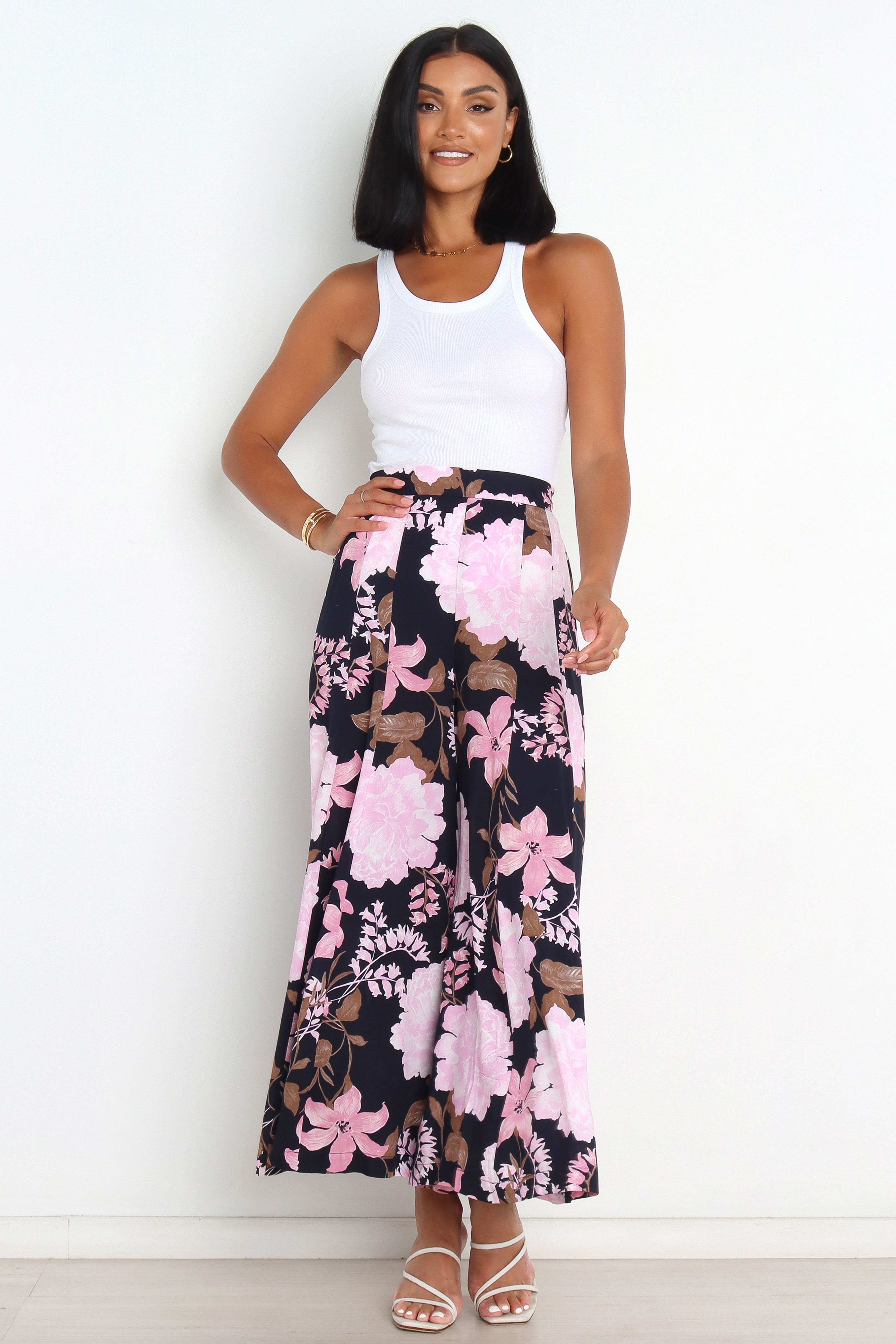 Bonney Pants - Navy Floral sold by Petal & Pup