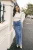 Stacie Ribbed Knit Top - Beige Stripe sold by Petal & Pup