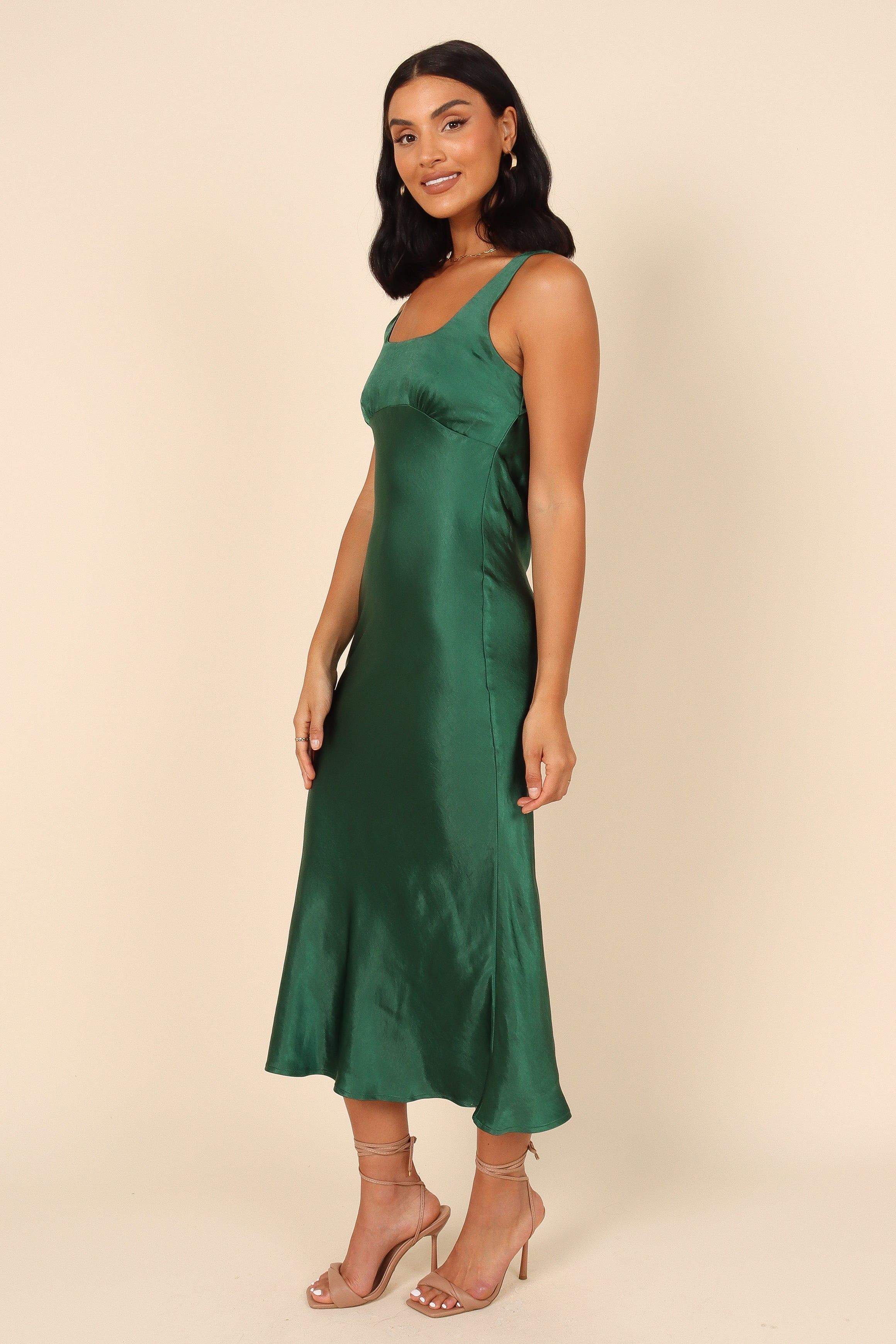 Sawyer Midi Dress - Emerald sold by Petal & Pup product image thumbnail 4