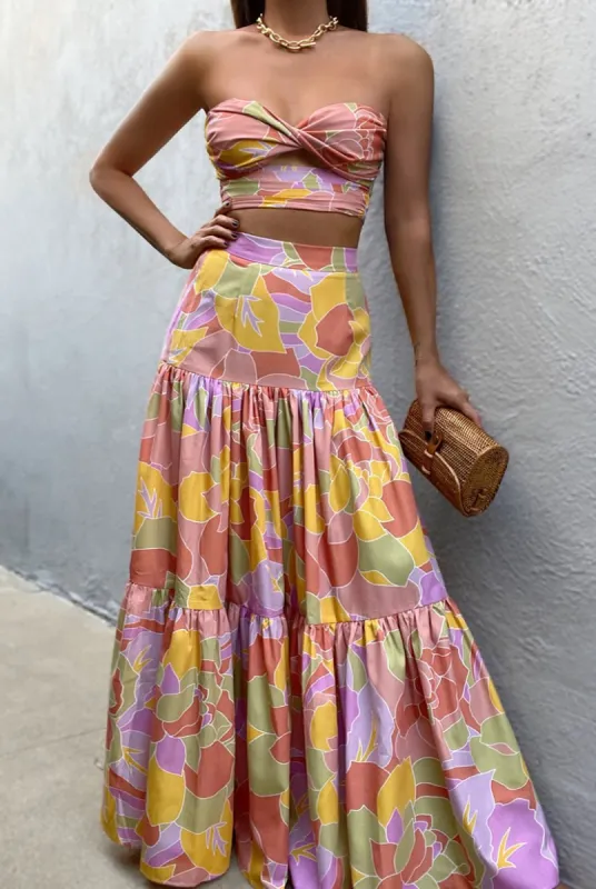 Ayla Top - Sage Multi sold by Petal & Pup