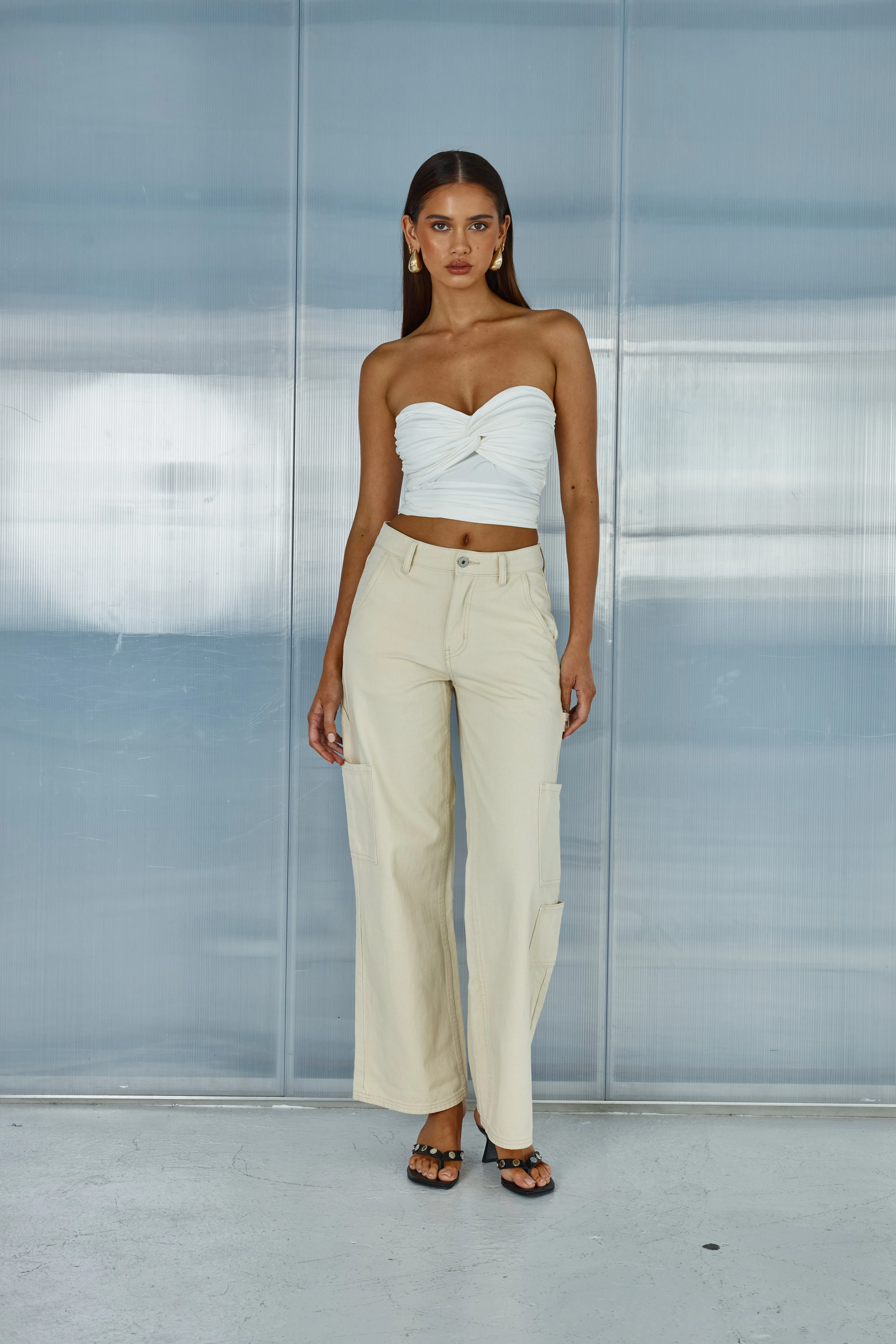 Satari Strapless Top - White sold by Petal & Pup product image thumbnail 2