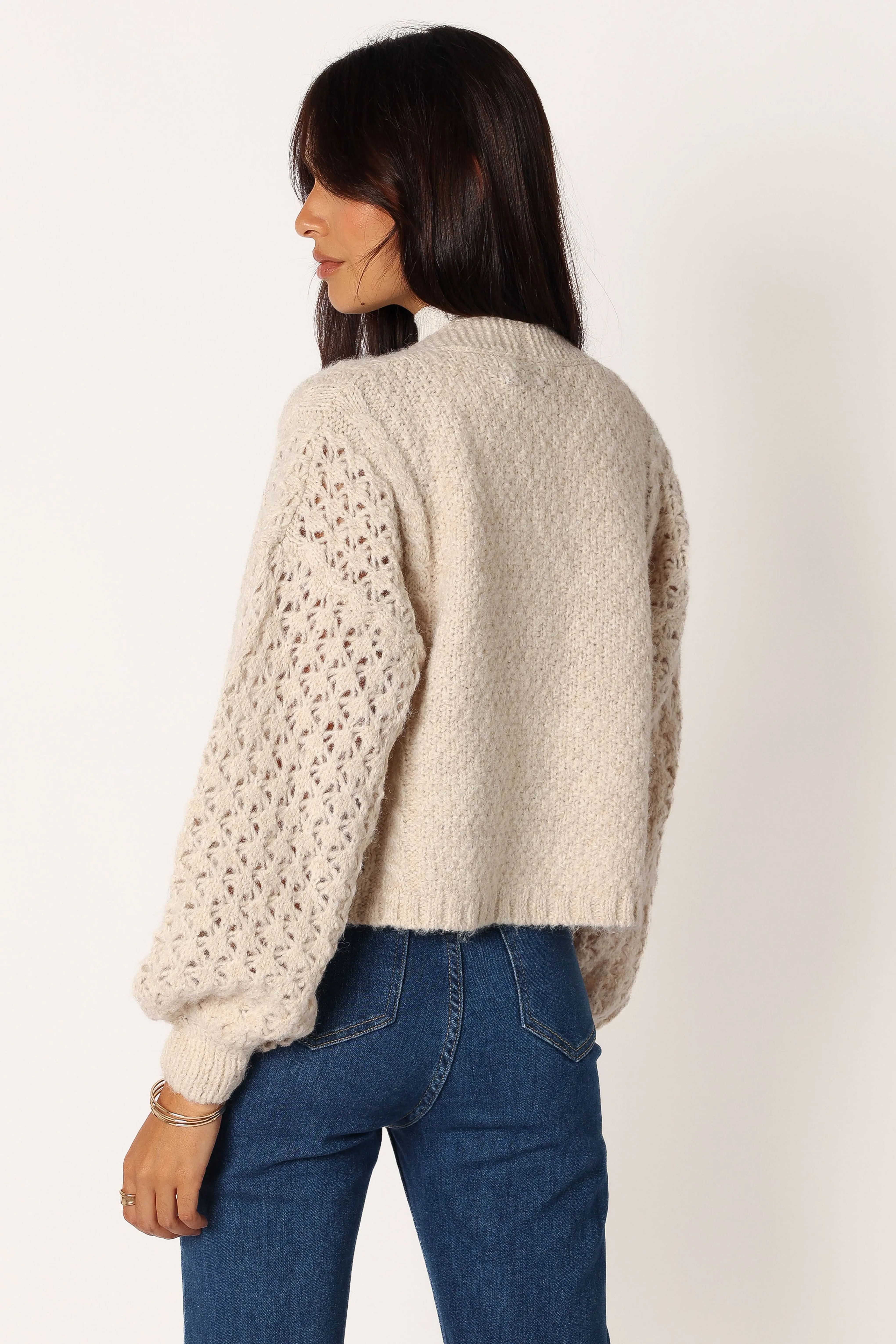 Blakey Cardigan - Cream sold by Petal & Pup product image thumbnail 4