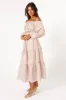 Emilia Midi Skirt - Beige Ivory sold by Petal & Pup