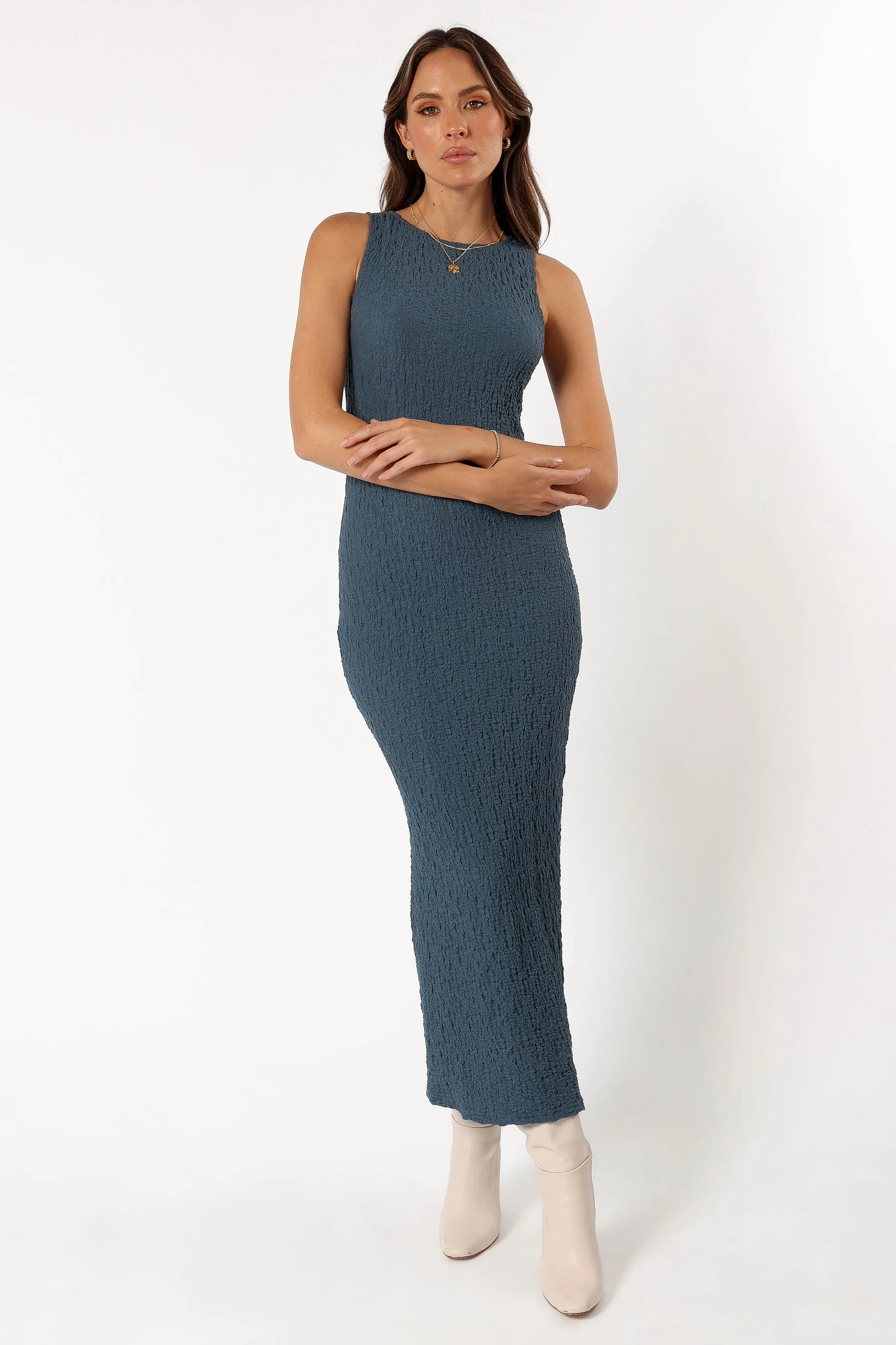 Clark Maxi Dress - Charcoal sold by Petal & Pup product image thumbnail 5