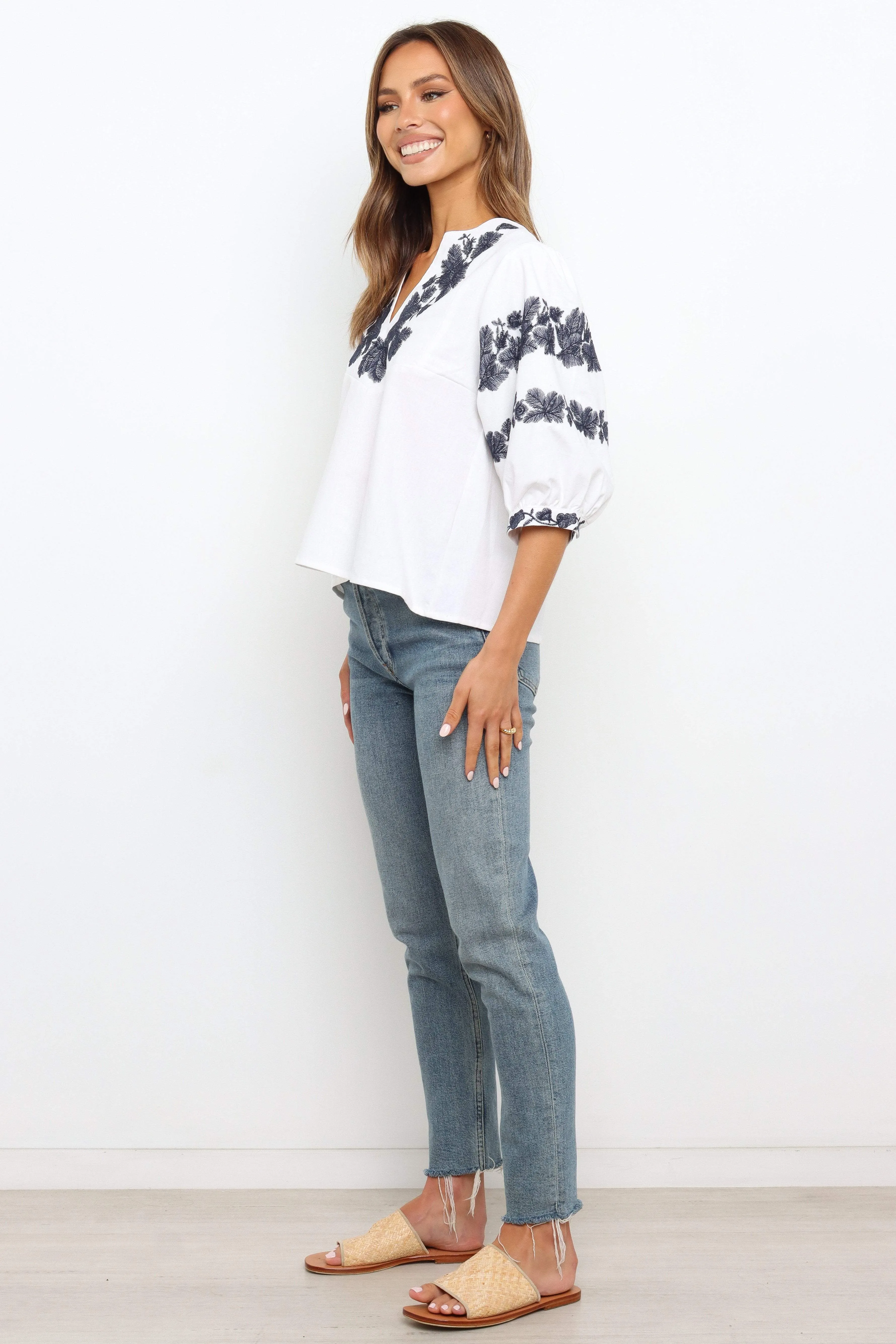 Kyah Top - White sold by Petal & Pup product image thumbnail 3