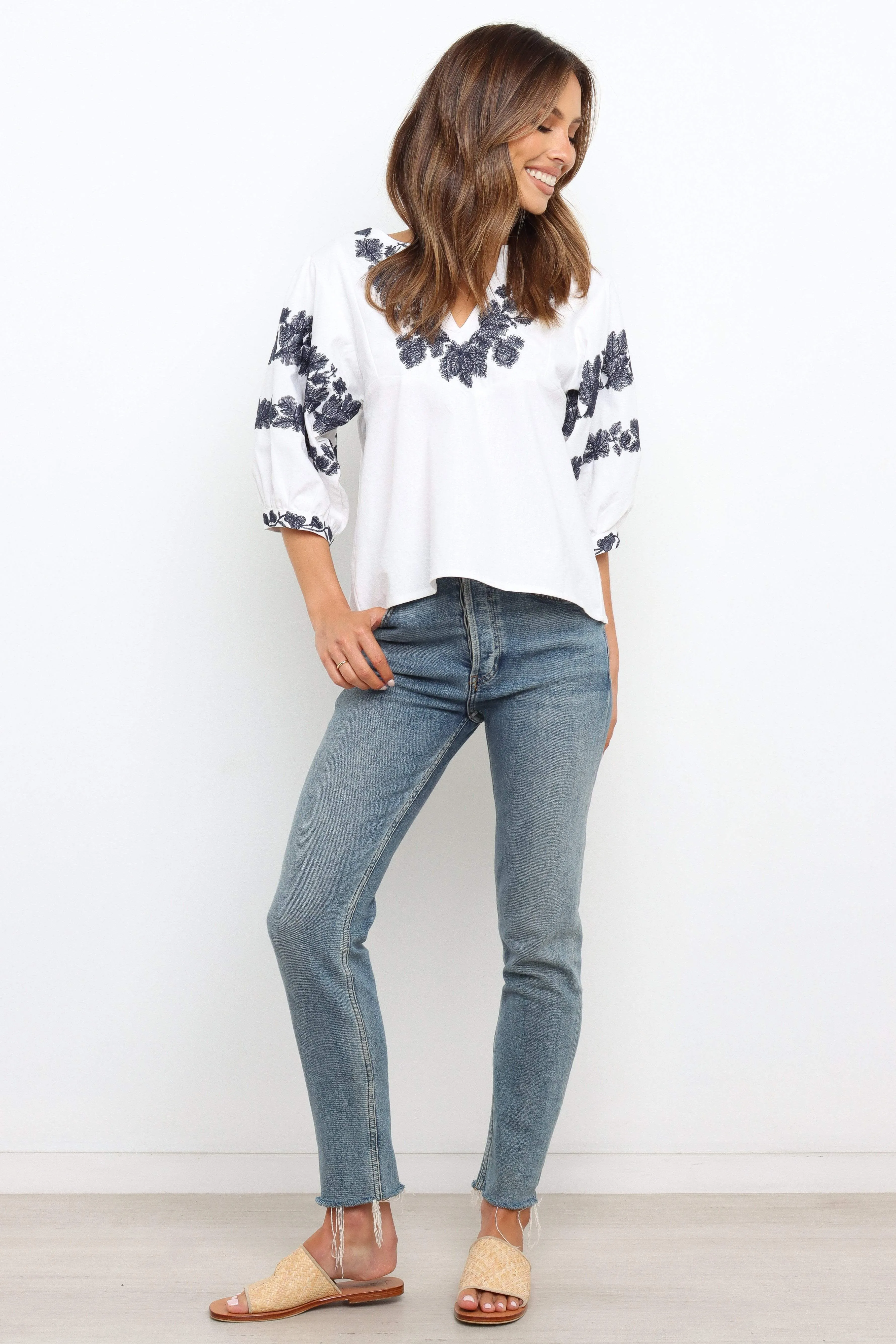 Kyah Top - White sold by Petal & Pup product image thumbnail 4