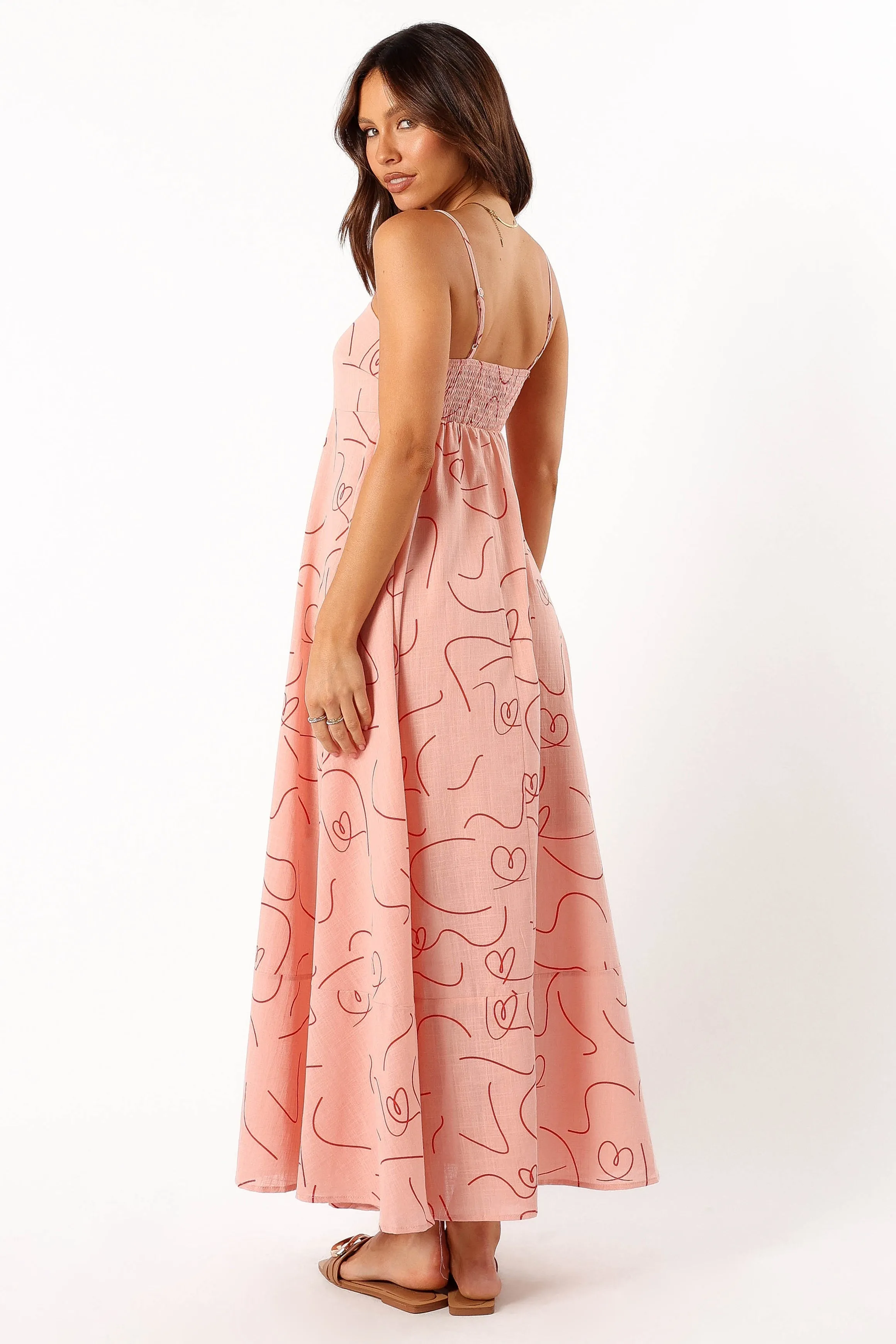 Brea Maxi Dress - Pink Swirl sold by Petal & Pup product image thumbnail 5