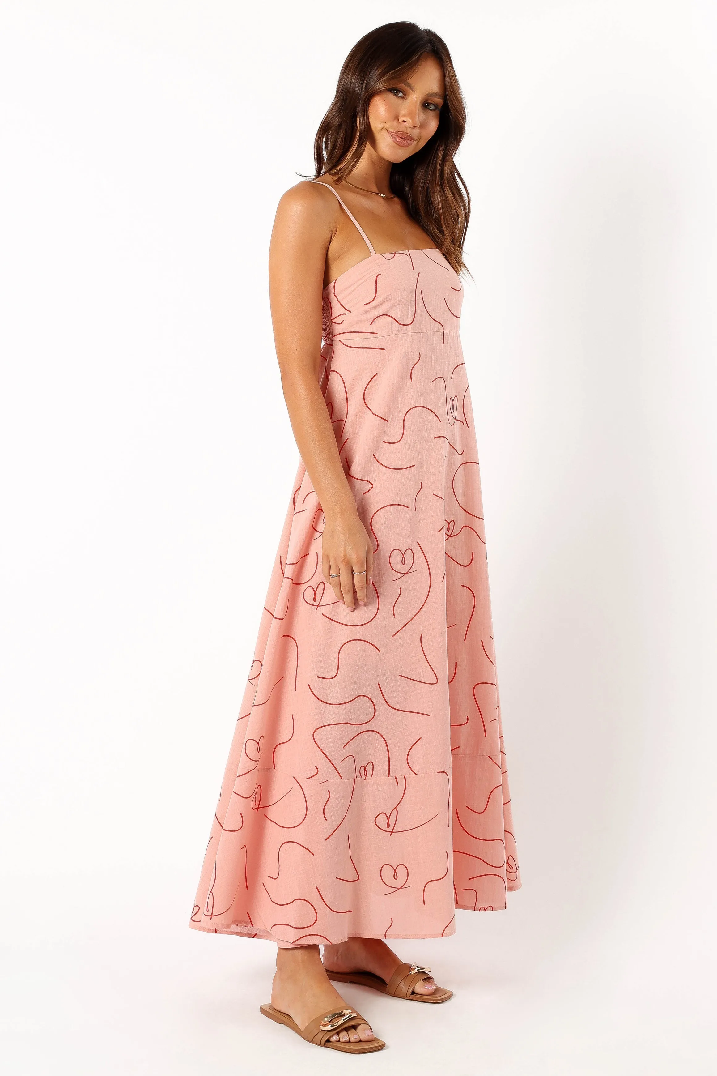 Brea Maxi Dress - Pink Swirl sold by Petal & Pup product image thumbnail 2