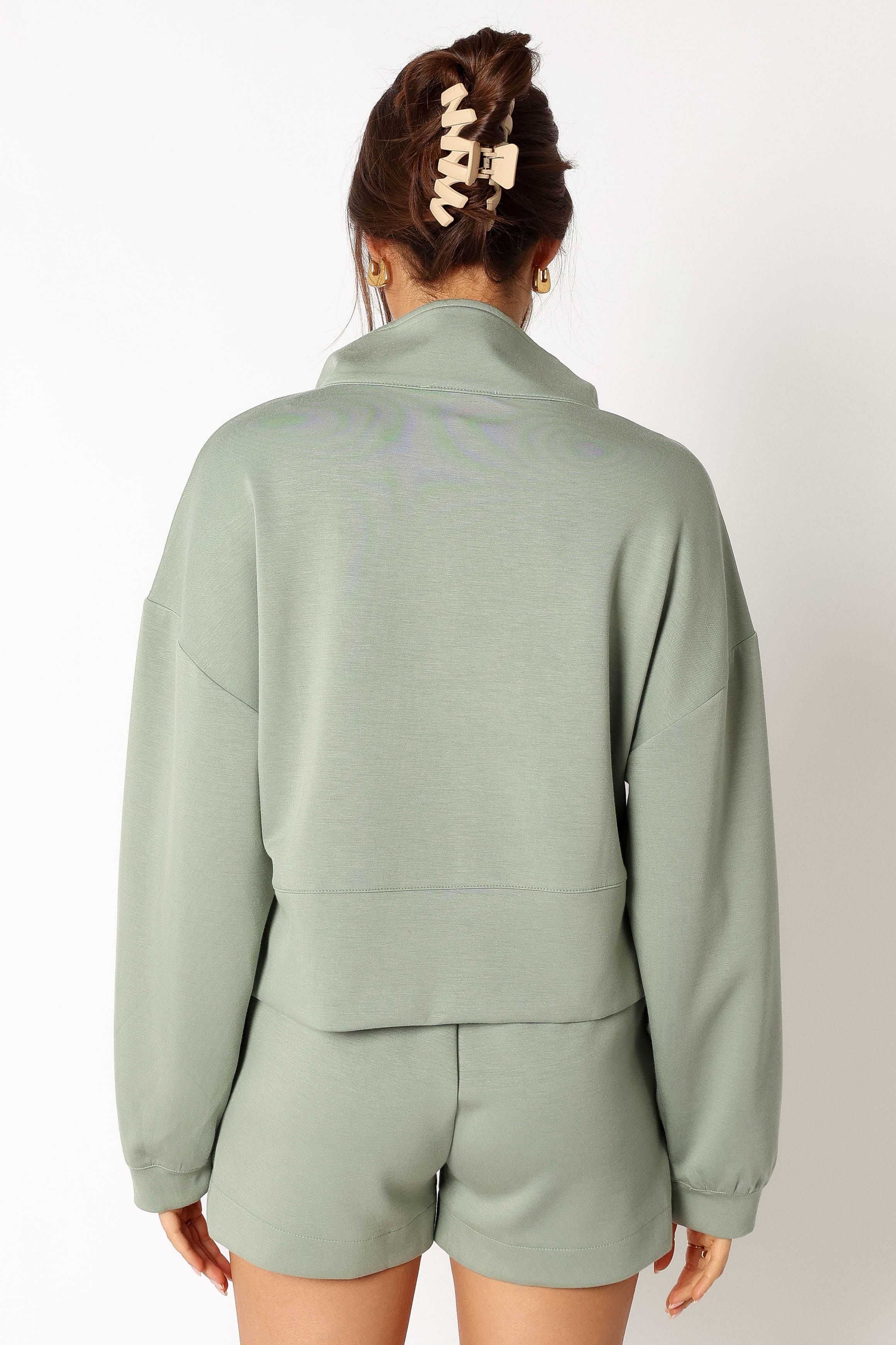 Paula Oversized Sweat Set - Dusty Sage sold by Petal & Pup product image thumbnail 3