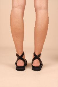 Zinnia Sandal - Black sold by Petal & Pup