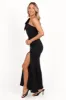 Charmed One Shoulder Midi Dress - Black sold by Petal & Pup