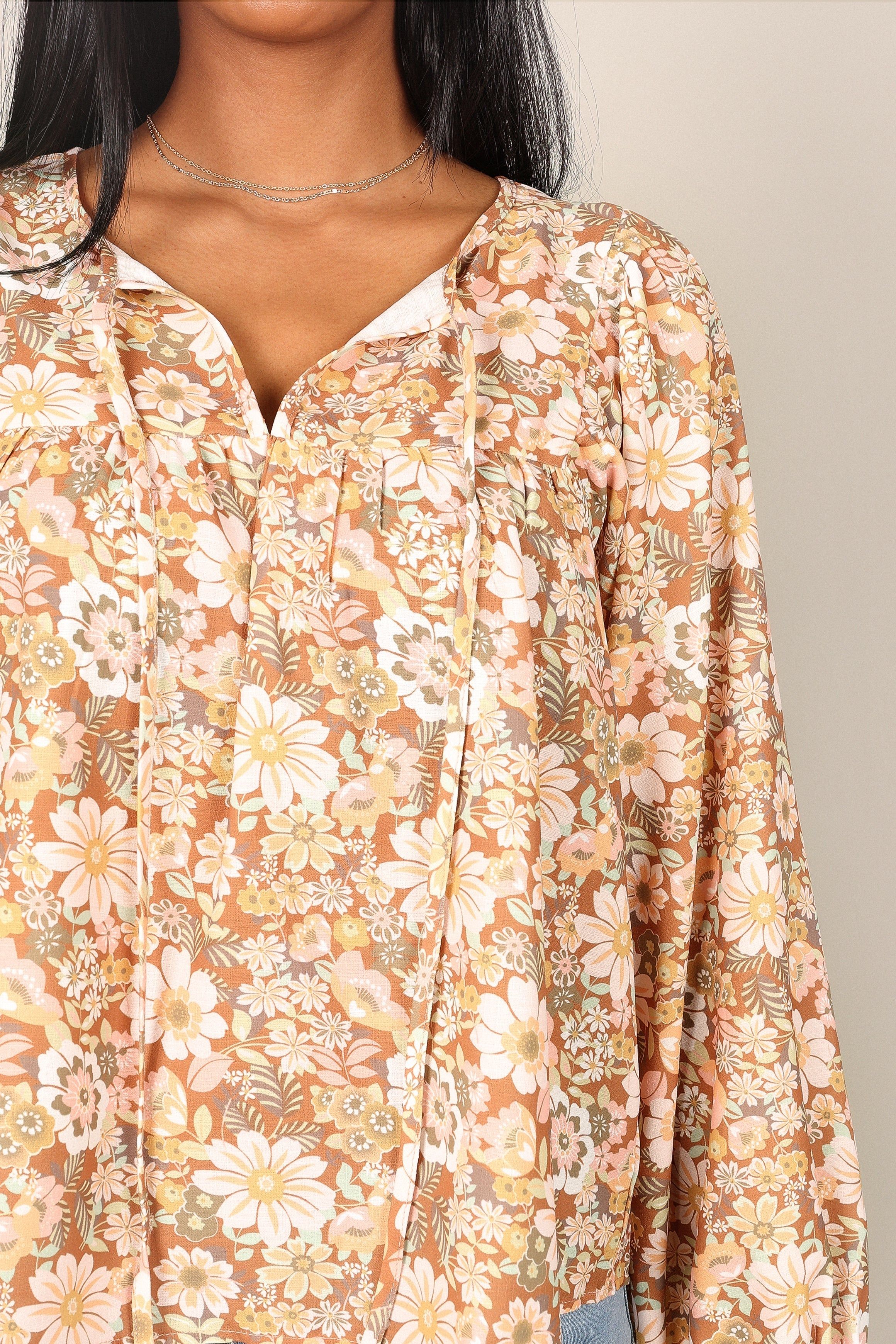 Annalise Top - Brown sold by Petal & Pup product image thumbnail 3