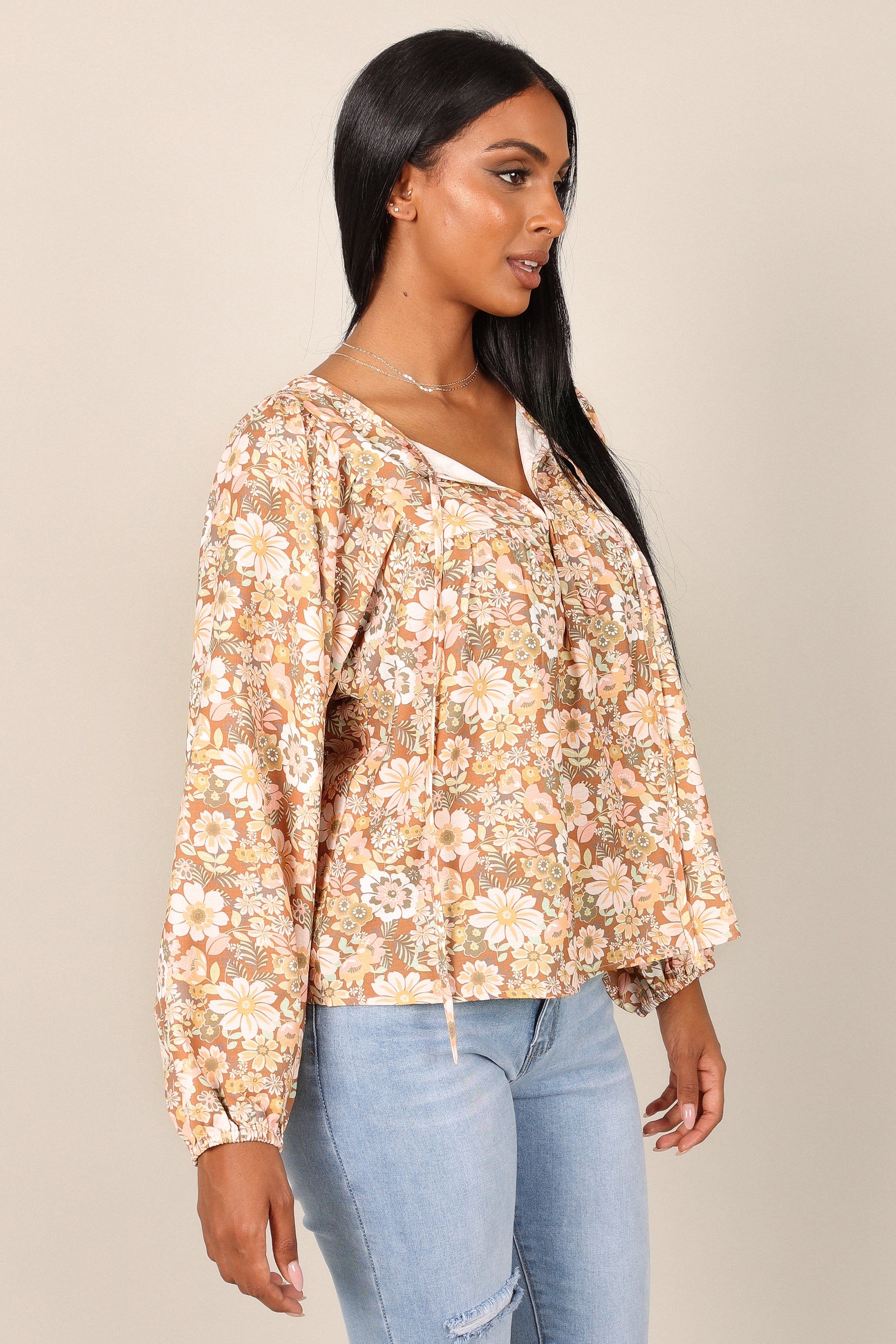 Annalise Top - Brown sold by Petal & Pup product image thumbnail 5