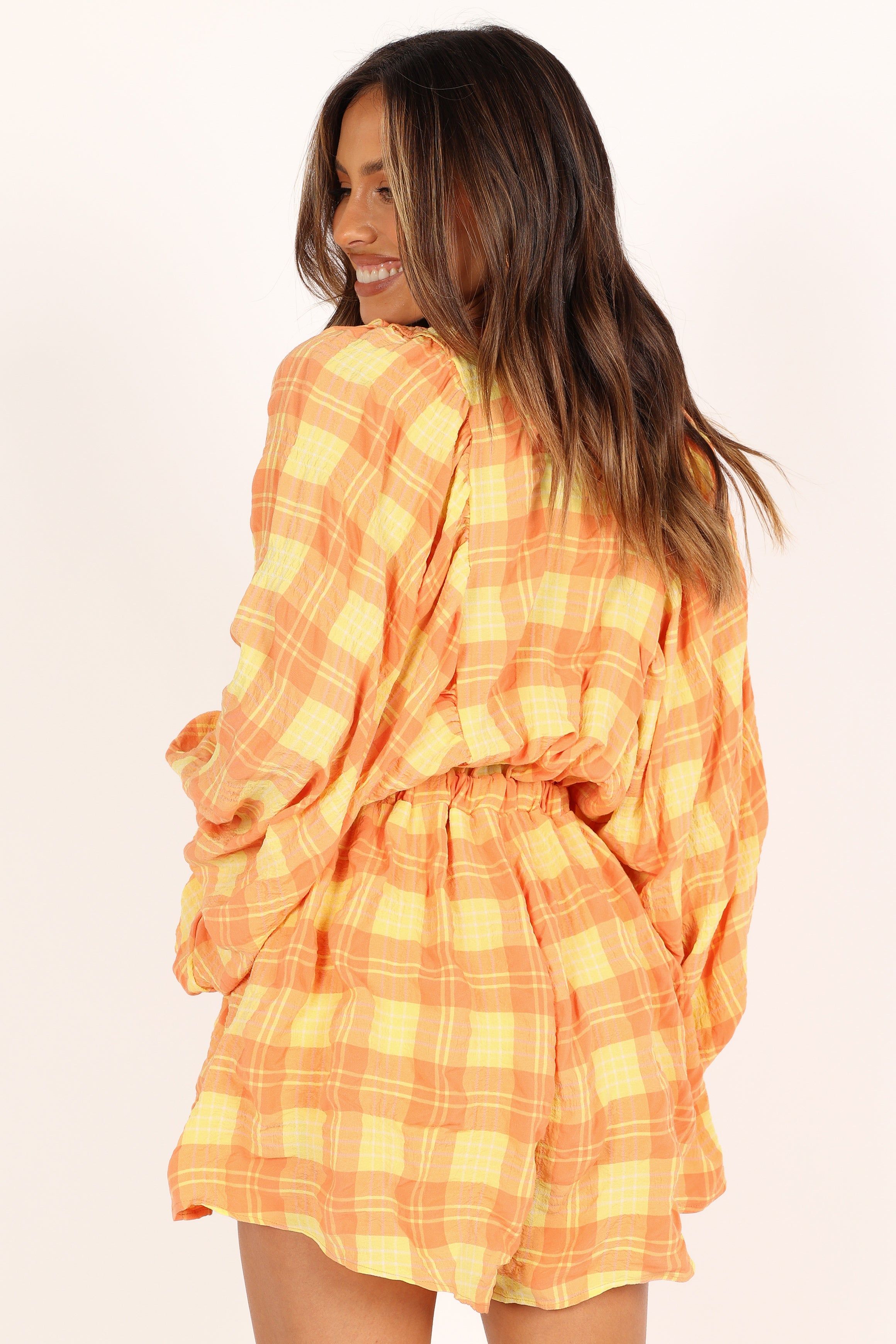 Eloise Batwing Romper - Orange sold by Petal & Pup product image thumbnail 5