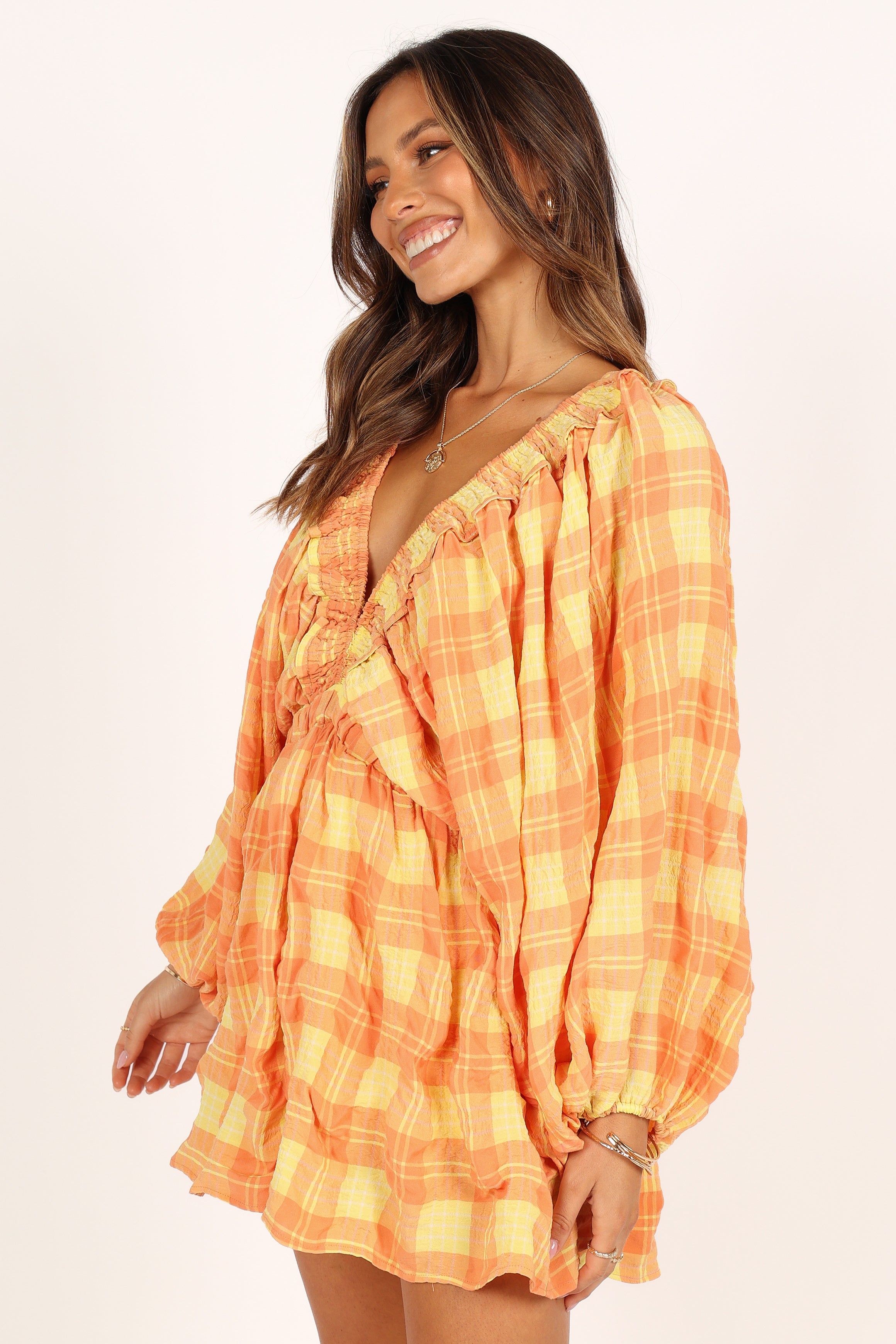 Eloise Batwing Romper - Orange sold by Petal & Pup product image thumbnail 4
