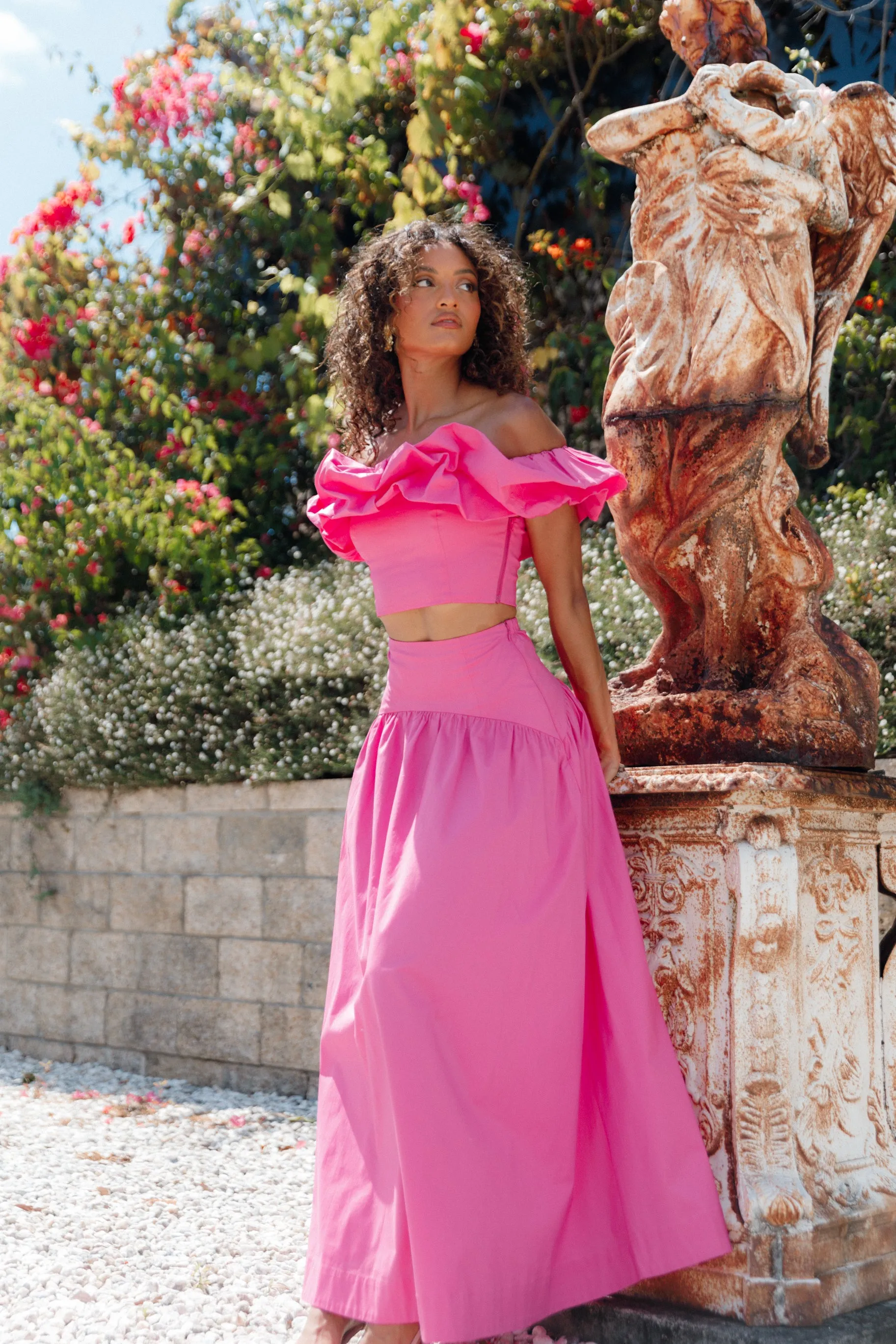 Savannah Maxi Skirt - Pink sold by Petal & Pup product image thumbnail 2