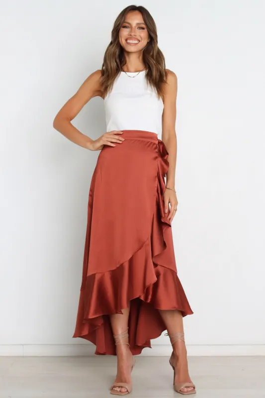 Maria Skirt - Rust sold by Petal & Pup