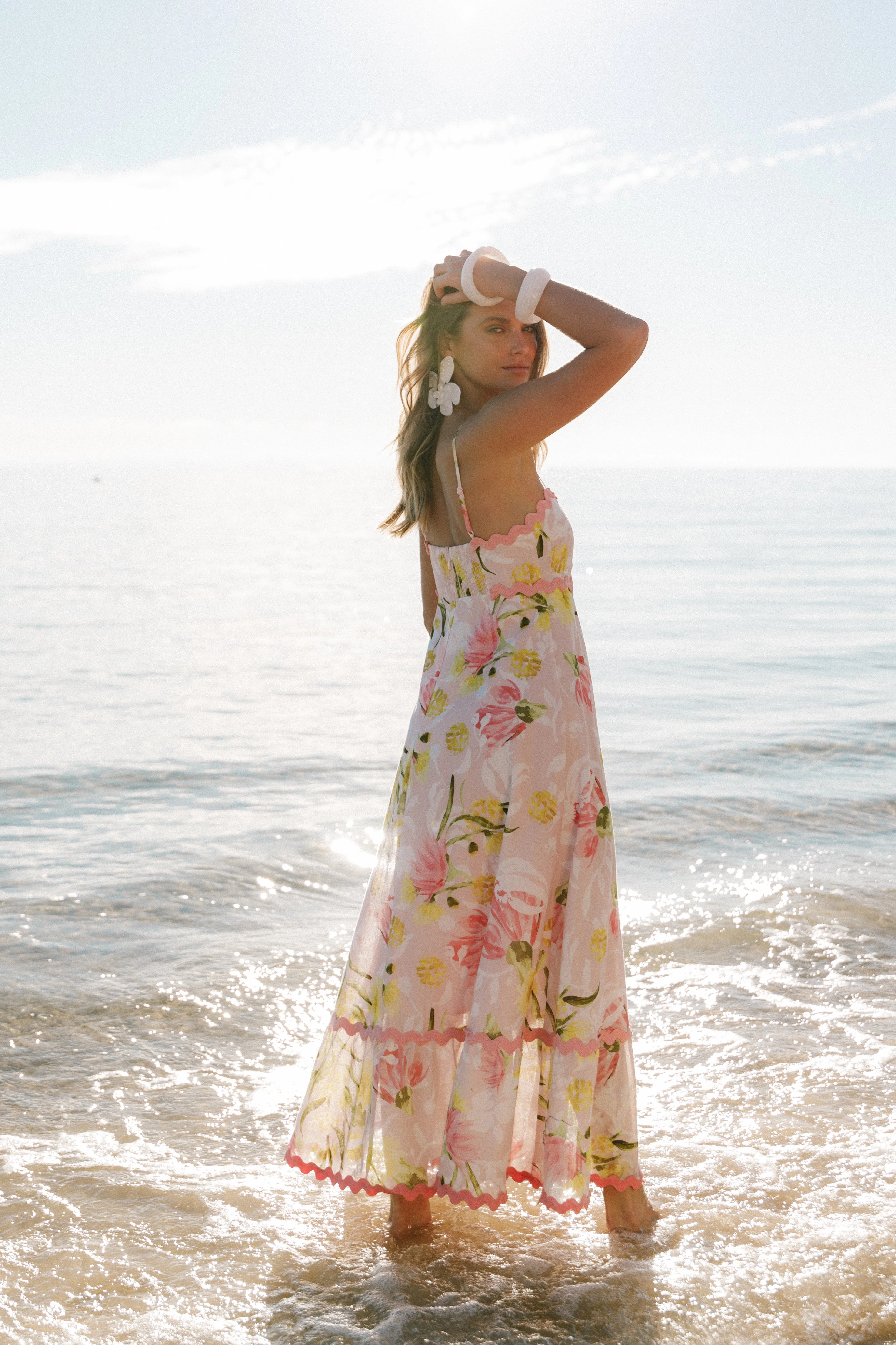 Layla Maxi Dress - Acacia Blossom sold by Petal & Pup