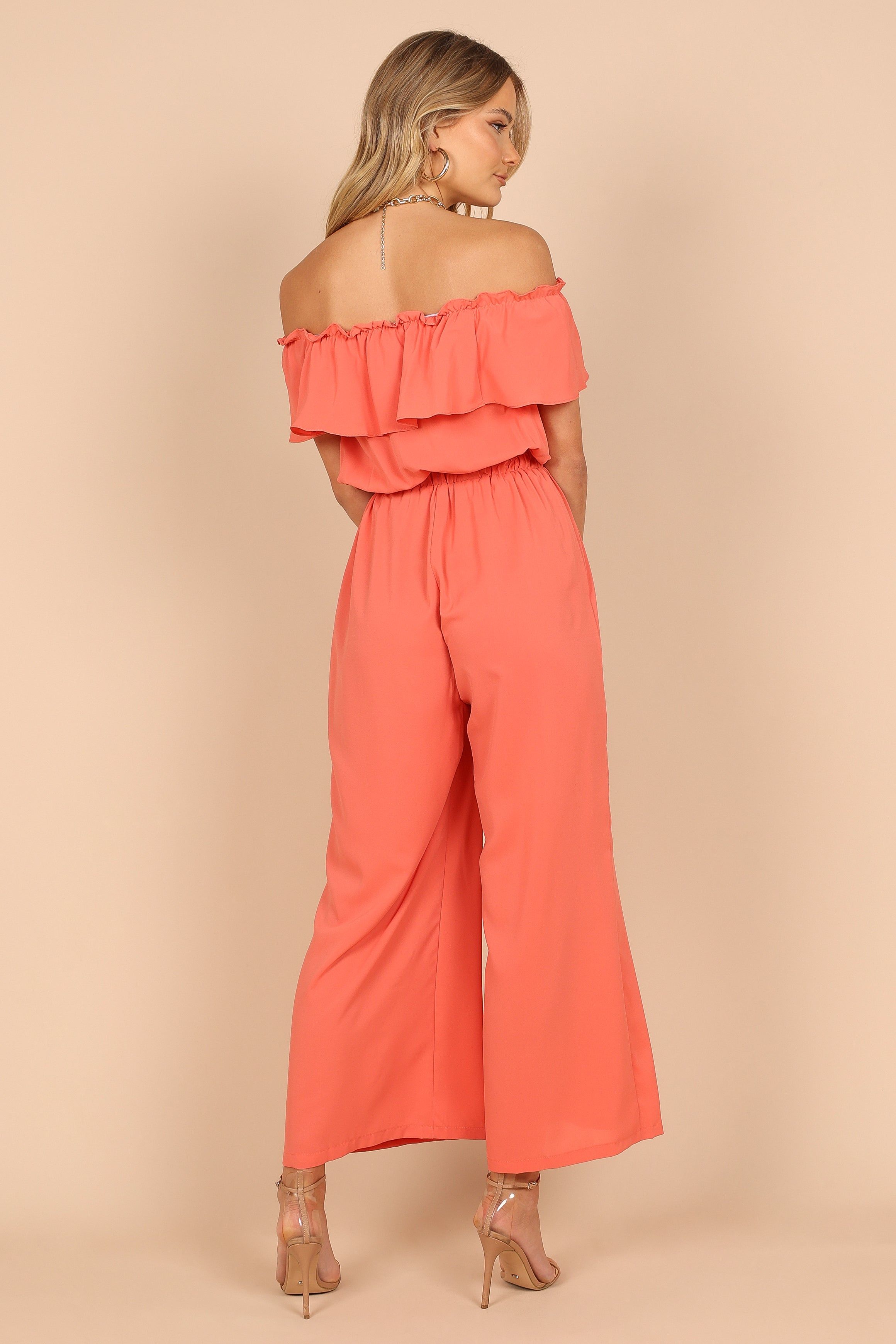 Sessi Jumpsuit - Coral sold by Petal & Pup product image thumbnail 4