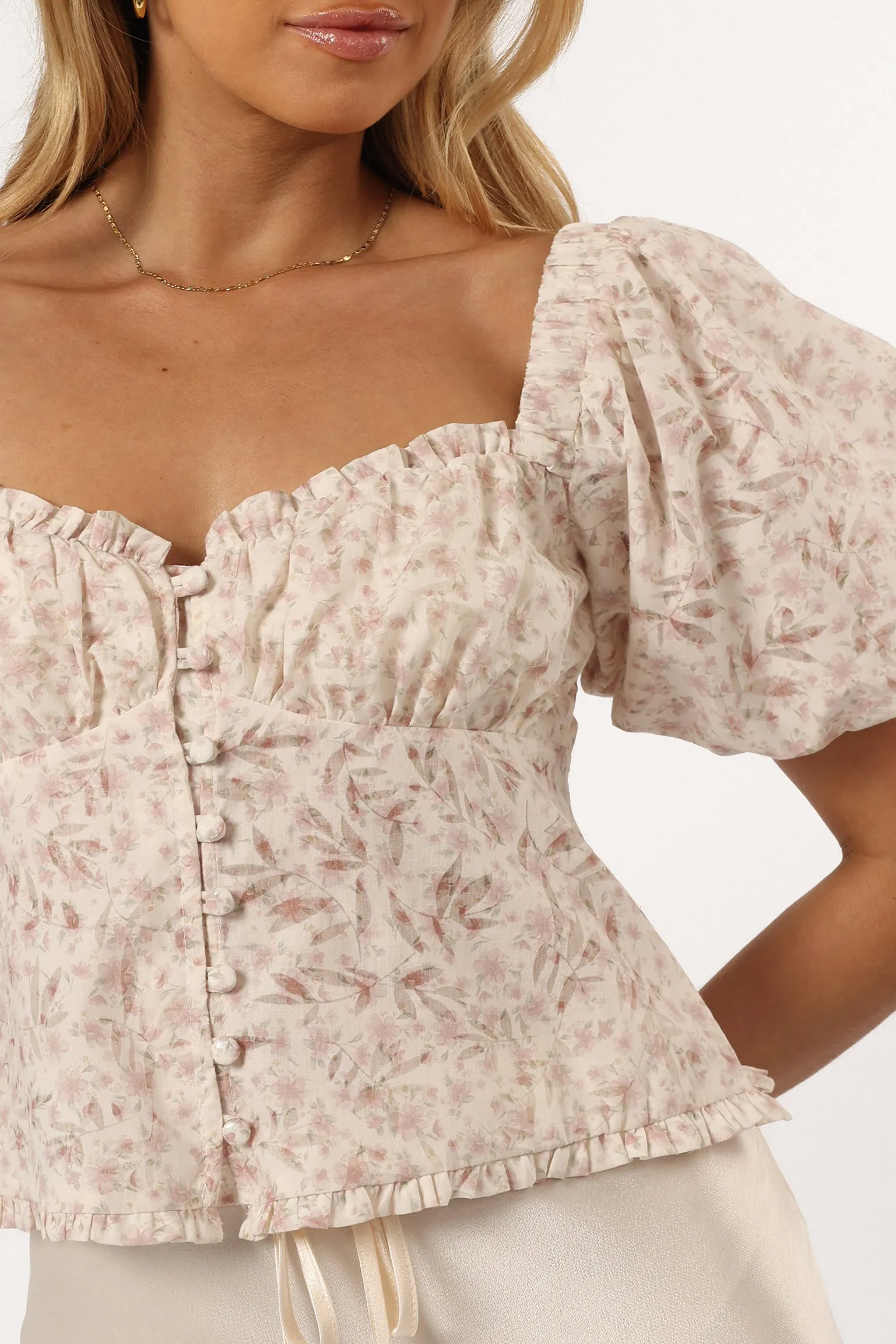 Kayne Top - Ivory Pink sold by Petal & Pup product image thumbnail 2