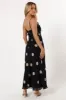 Ollie Midi Polka Dot Dress - Black/Cream sold by Petal & Pup