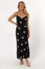 Ollie Midi Polka Dot Dress - Black/Cream sold by Petal & Pup