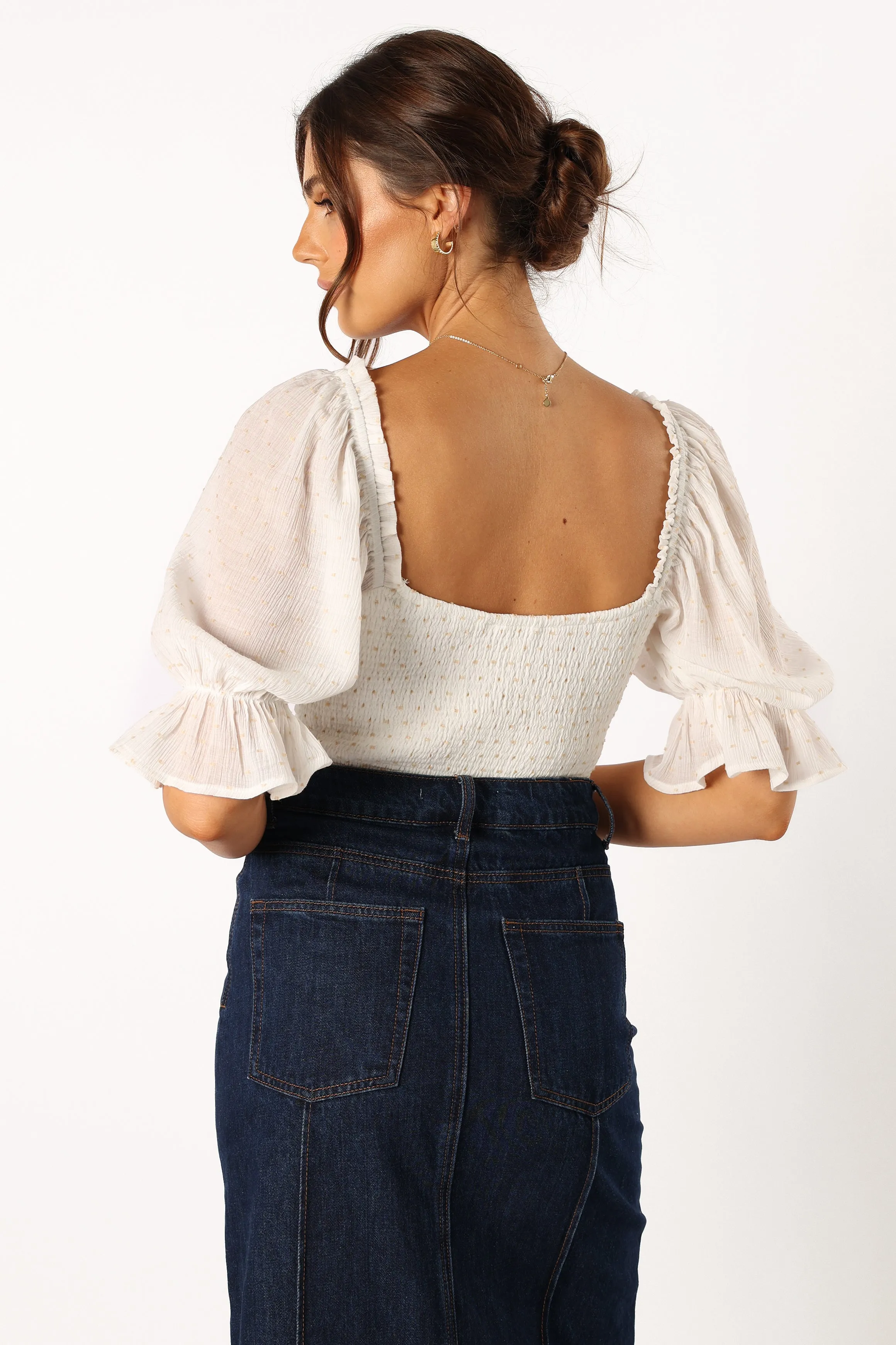 Lily Top - Ivory sold by Petal & Pup product image thumbnail 4