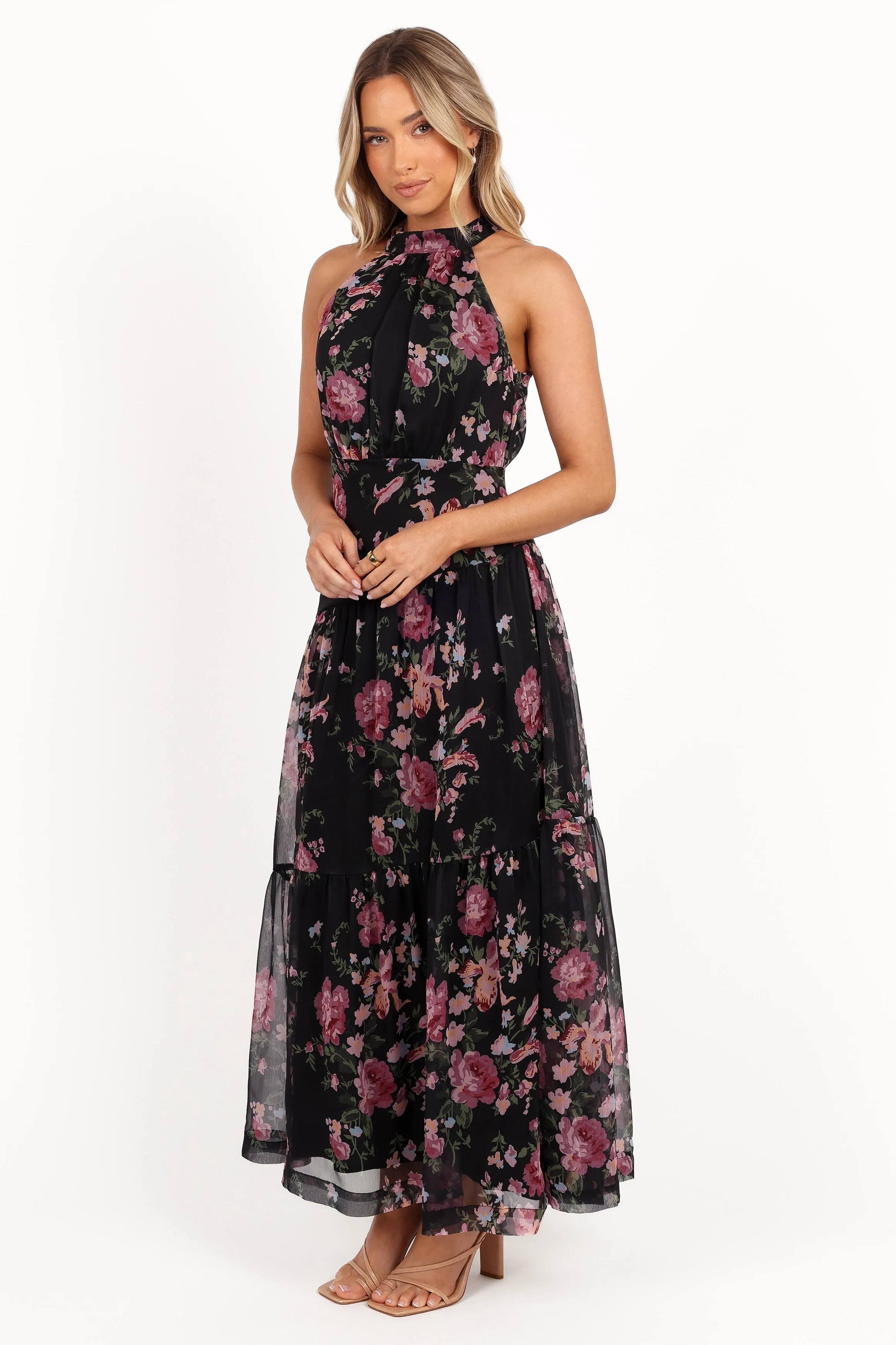 Eden Maxi Dress - Black Floral sold by Petal & Pup product image thumbnail 5