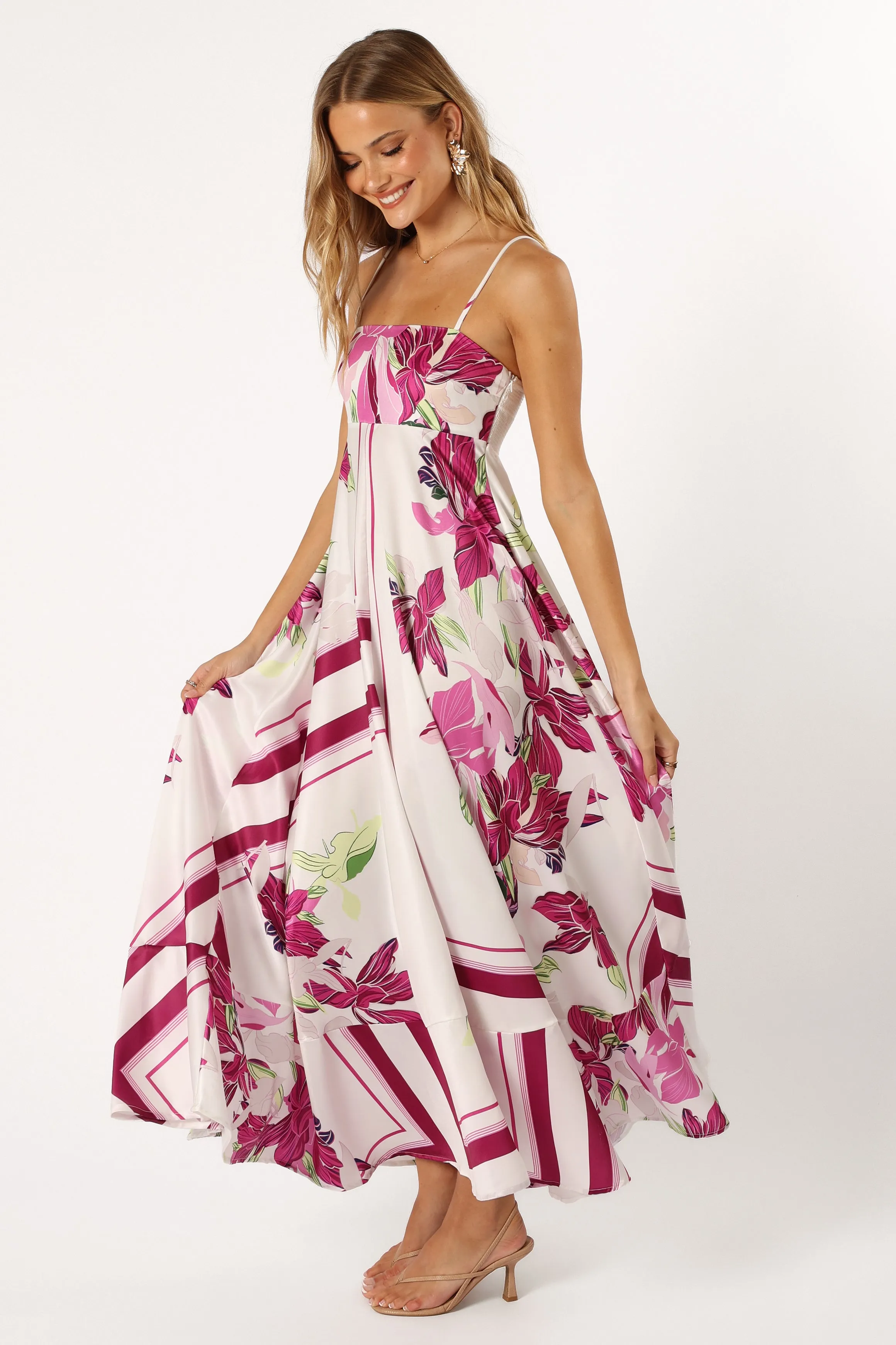 Wendy Maxi Dress - Purple Floral sold by Petal & Pup product image thumbnail 3