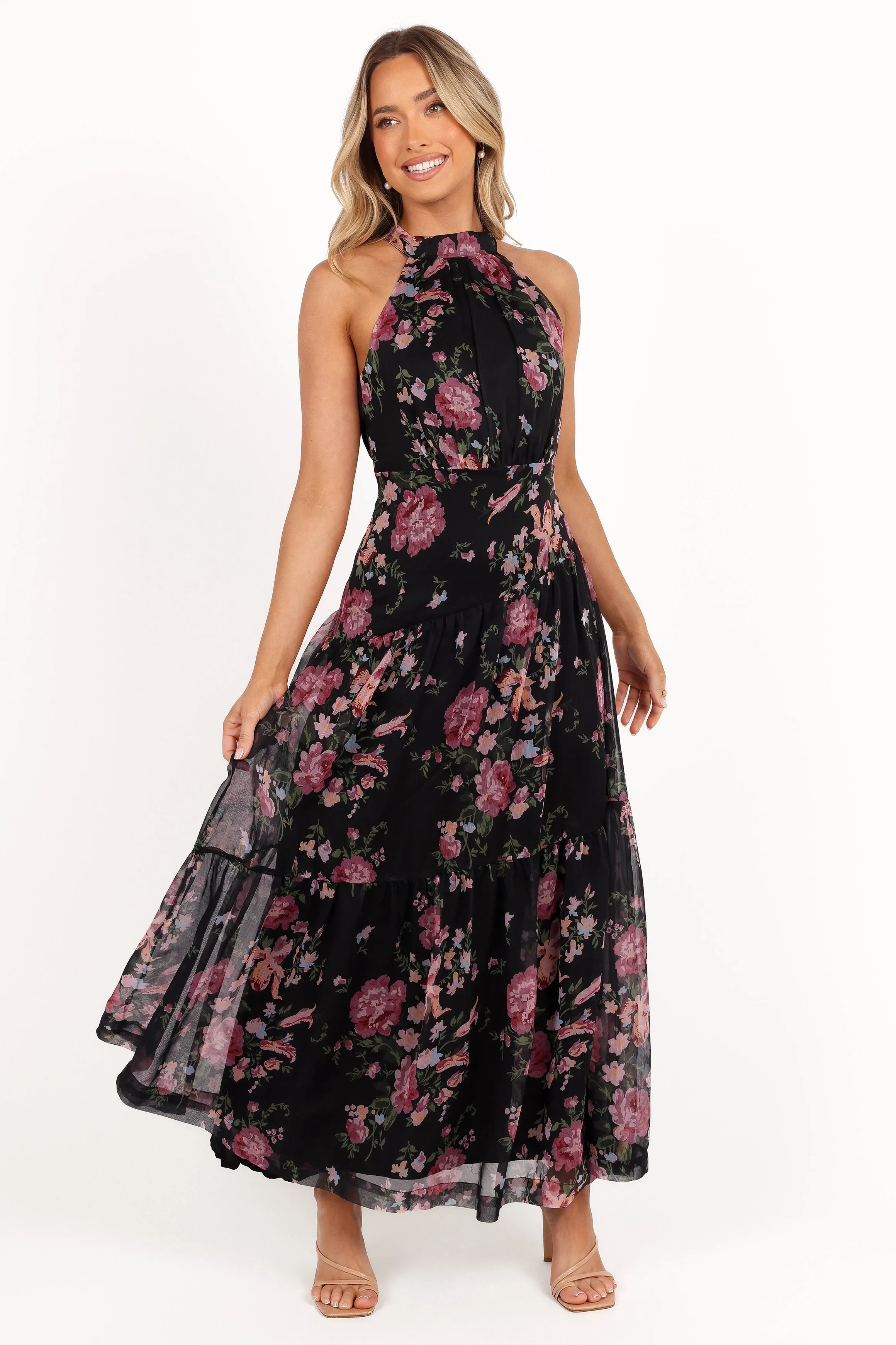 Eden Maxi Dress - Black Floral sold by Petal & Pup product image thumbnail 3