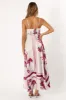Wendy Maxi Dress - Purple Floral sold by Petal & Pup