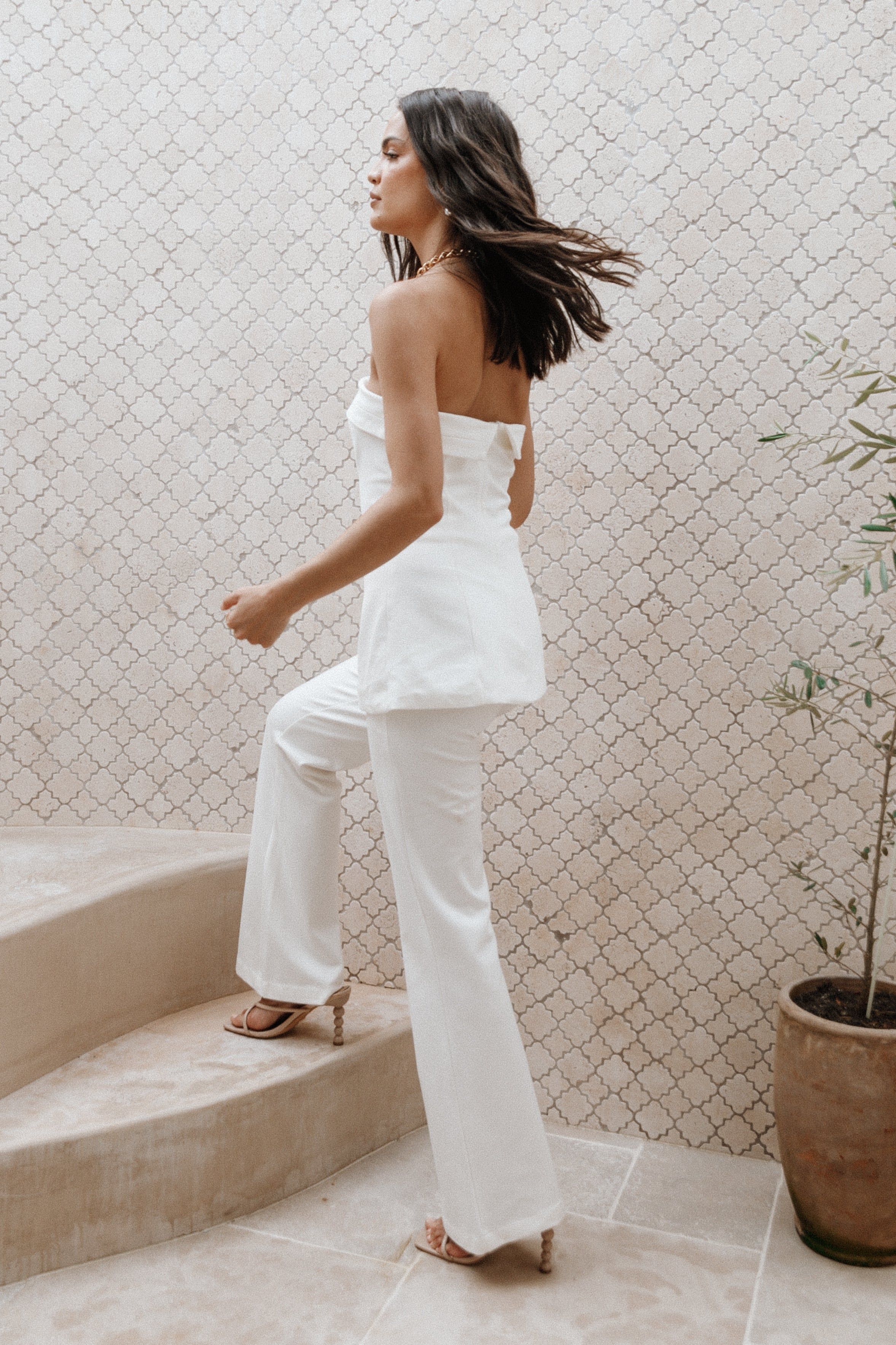 Pedro Pant - White sold by Petal & Pup product image thumbnail 2