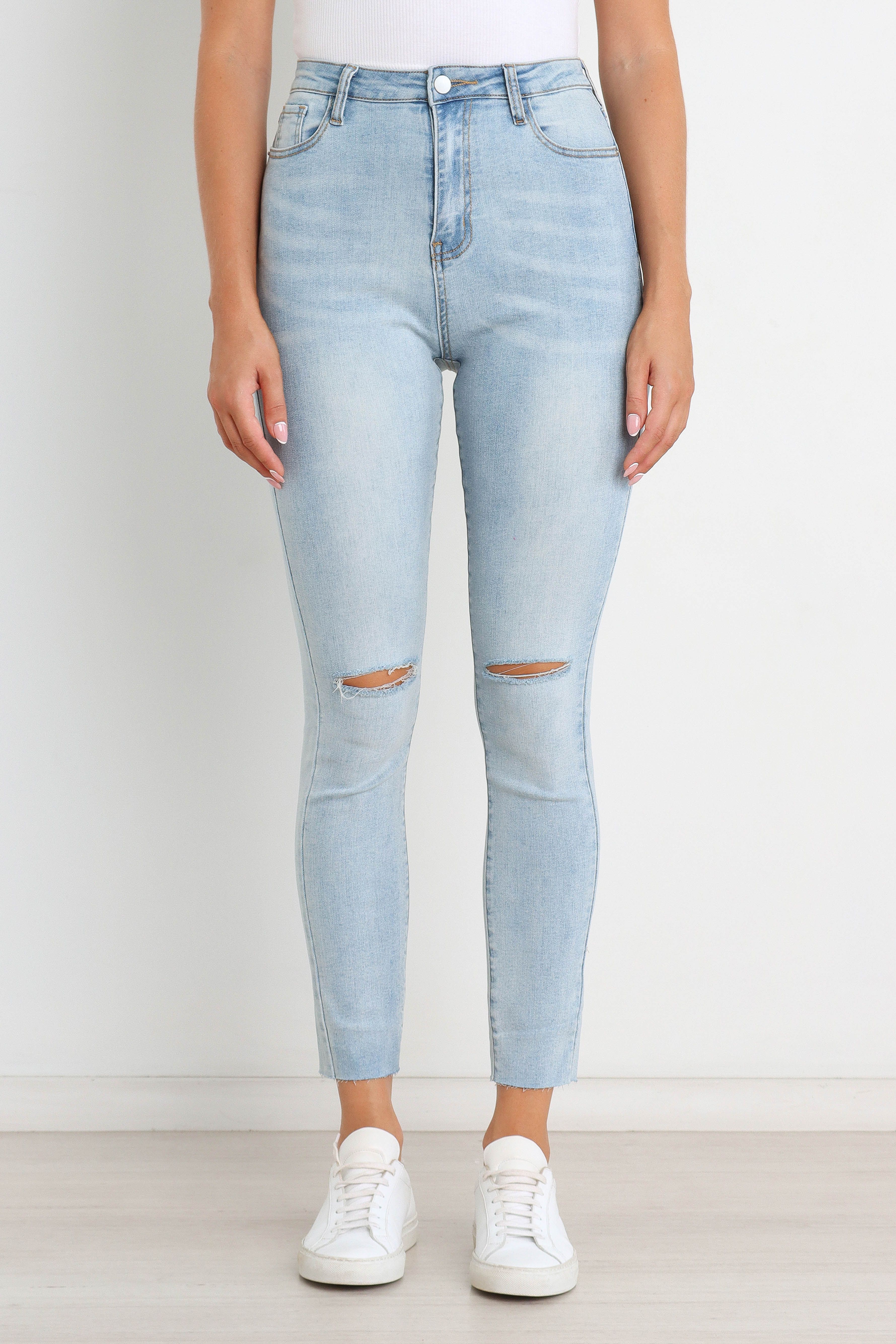 Hadie Jeans - Light Blue Wash sold by Petal & Pup product image thumbnail 10