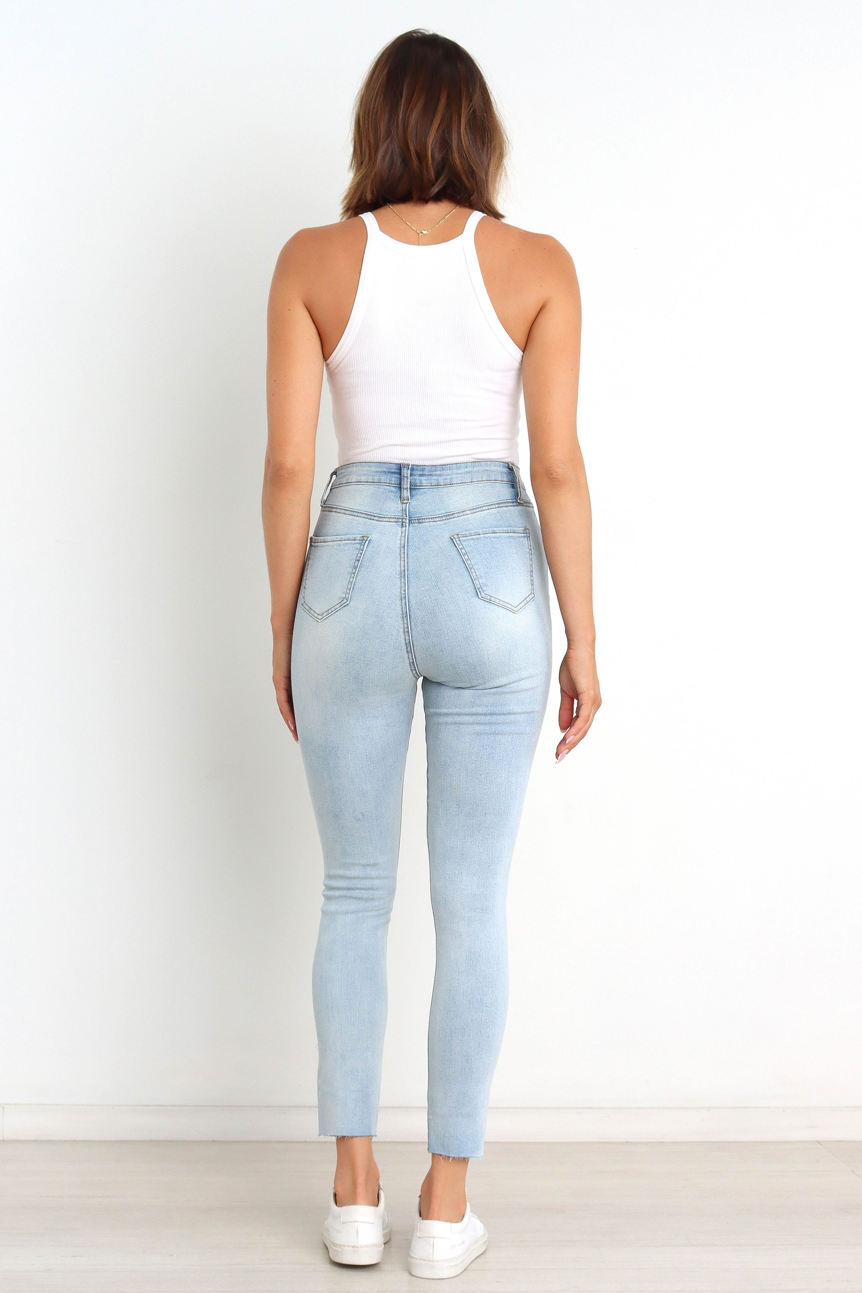 Hadie Jeans - Light Blue Wash sold by Petal & Pup product image thumbnail 8