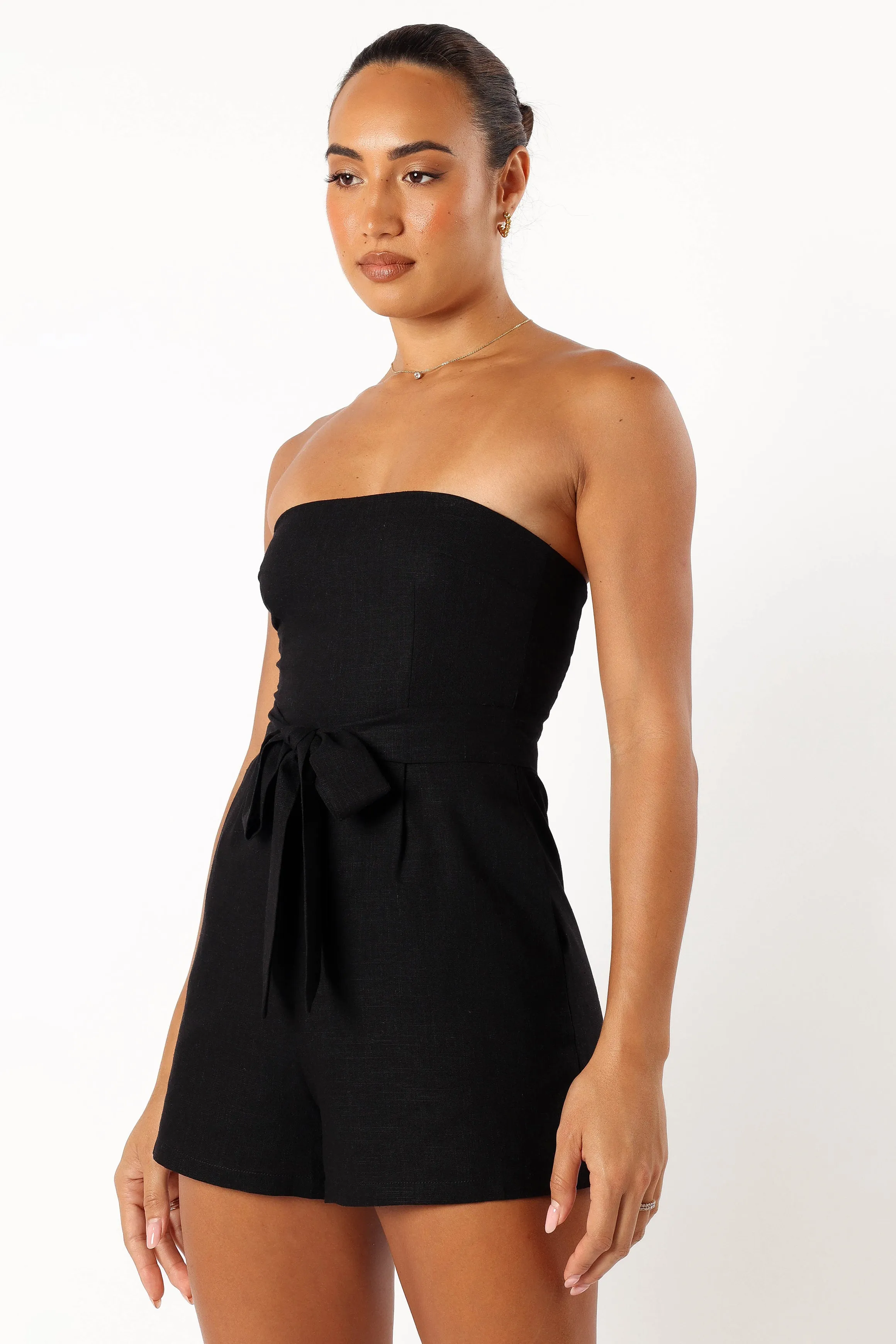 Christie Strapless Romper - Black sold by Petal & Pup product image thumbnail 3