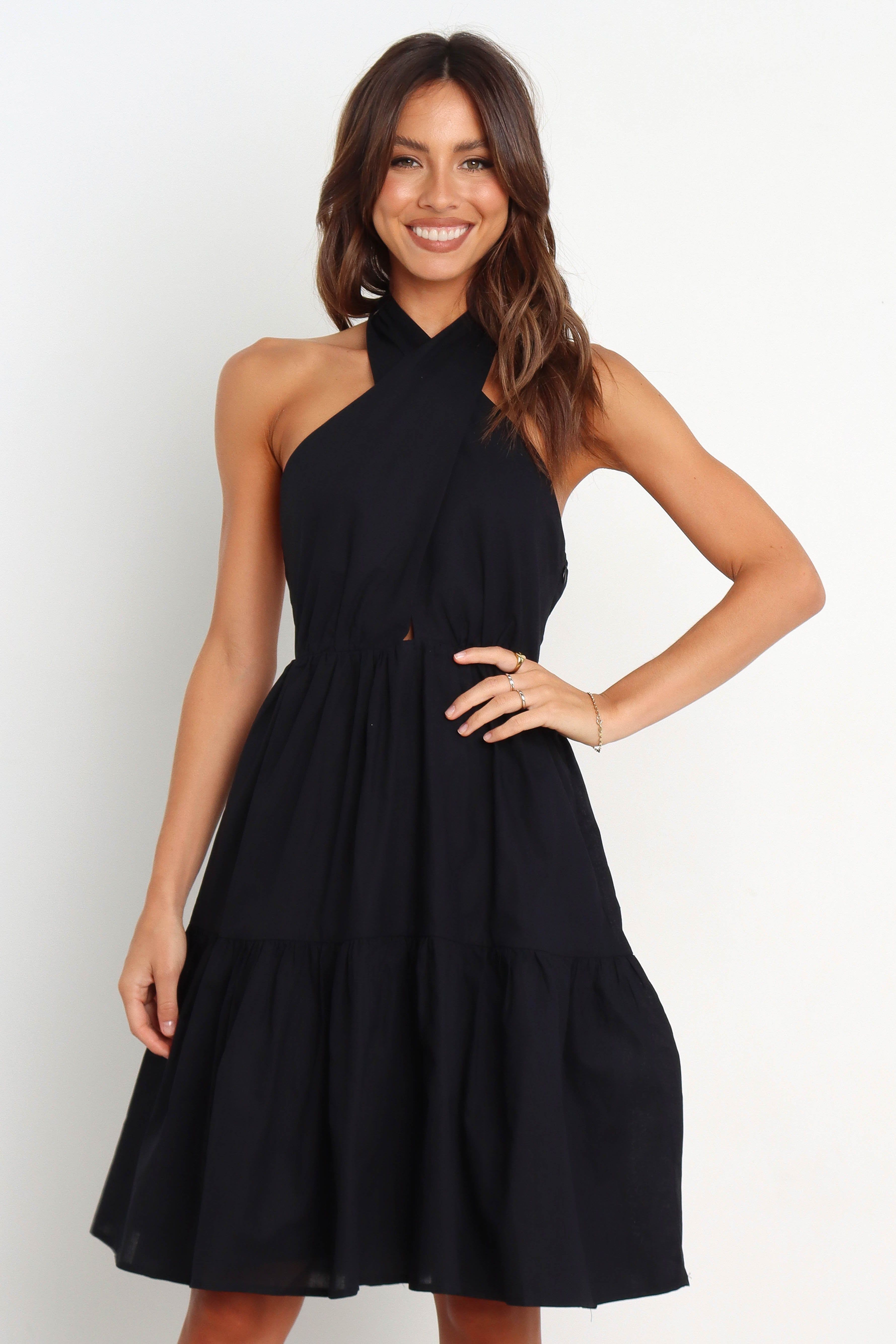 Marielle Dress - Black sold by Petal & Pup