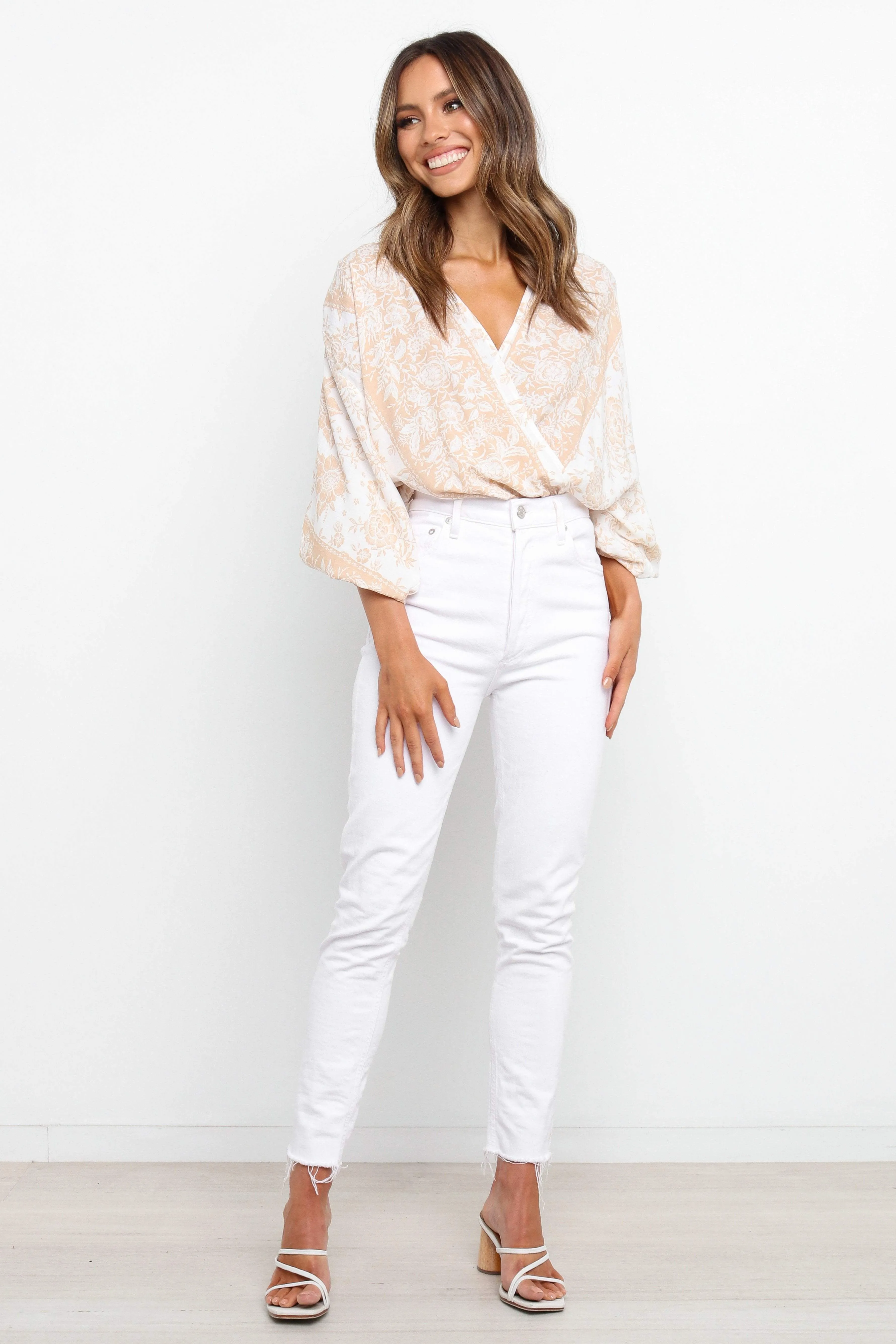 Barbra Top - Beige sold by Petal & Pup product image thumbnail 4
