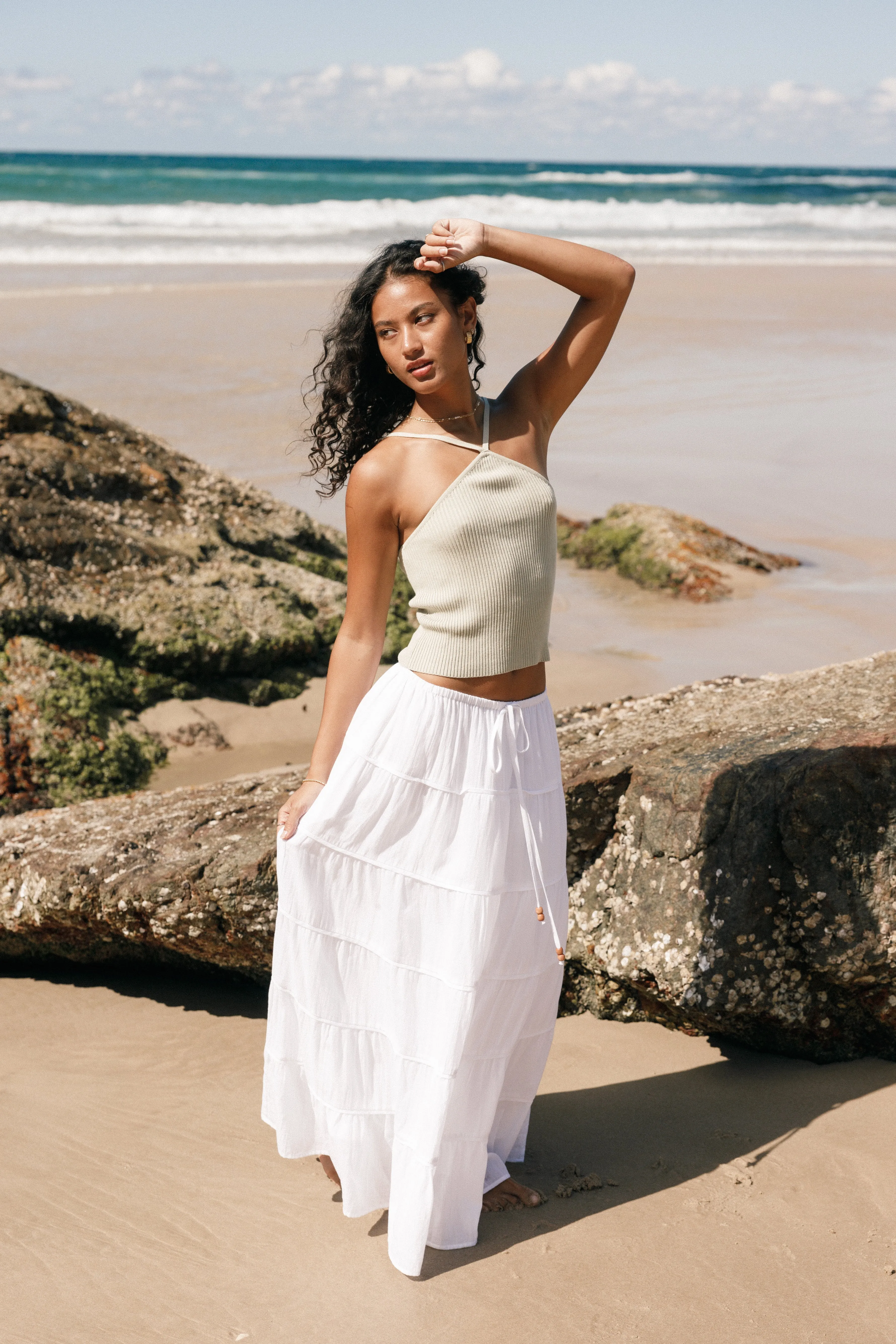 Lyles Knit Top - Avocado sold by Petal & Pup product image thumbnail 2